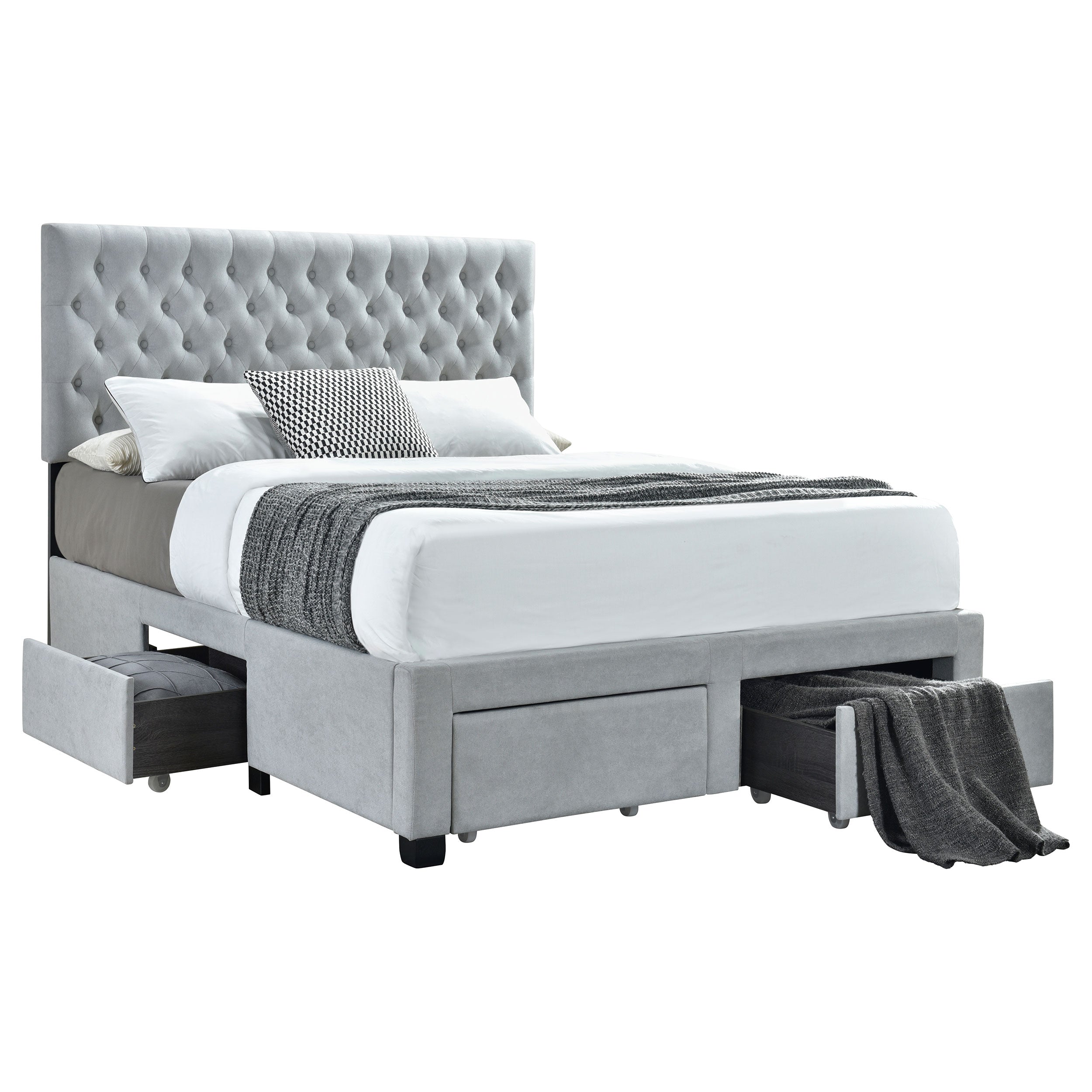 Soledad Upholstered Panel Storage Bed