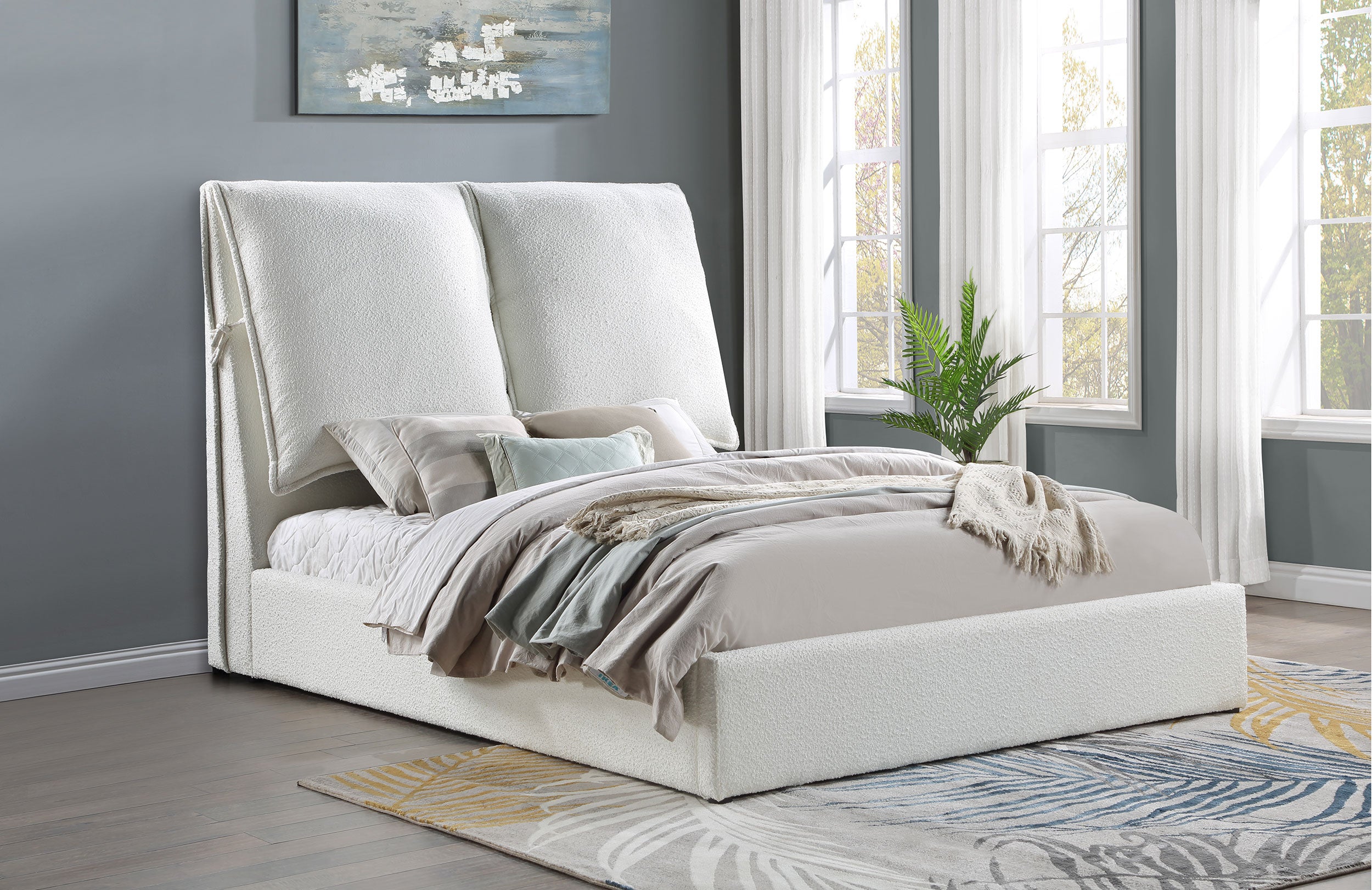 Gwendoline Upholstered Panel Bed