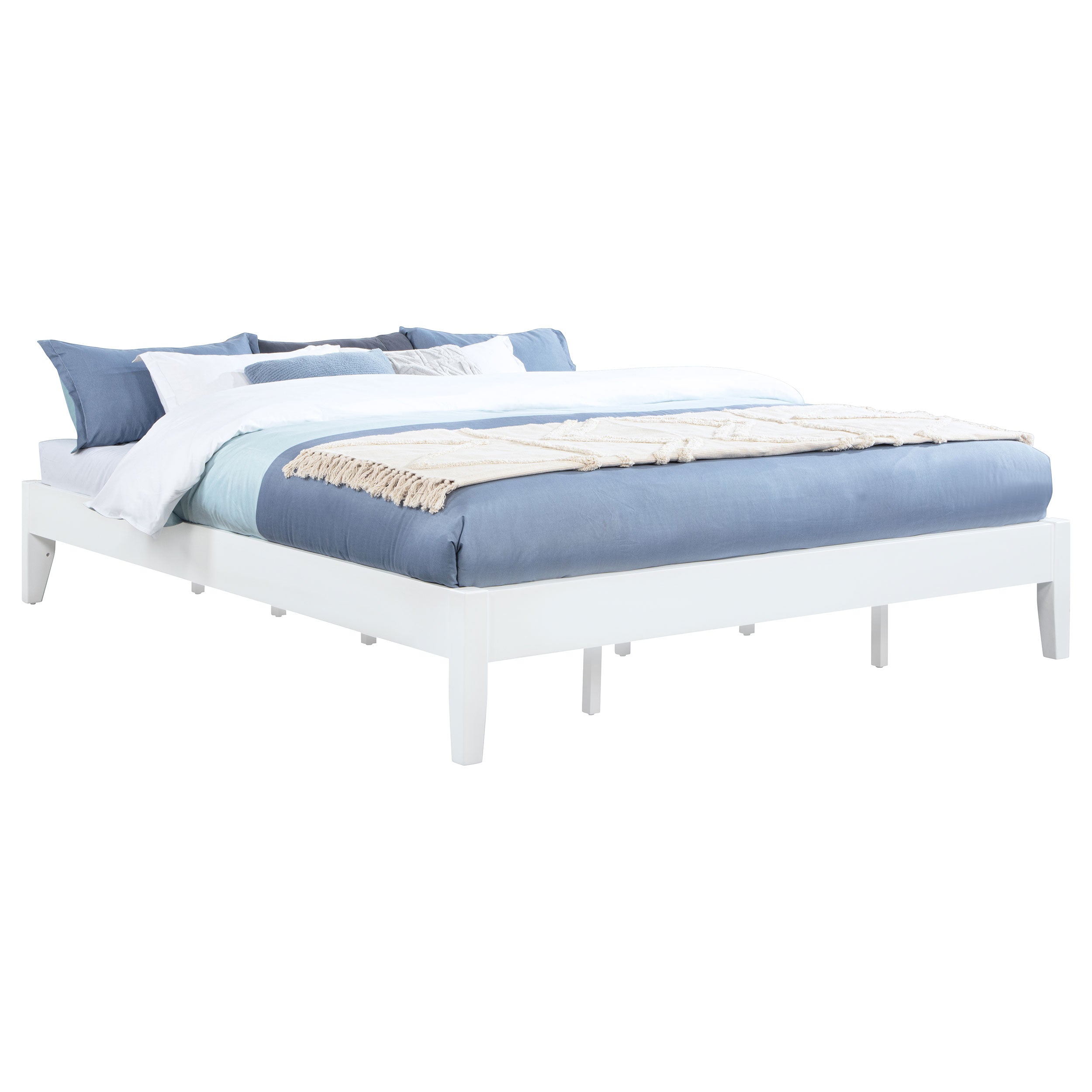 Hounslow Queen Universal Platform Bed - White