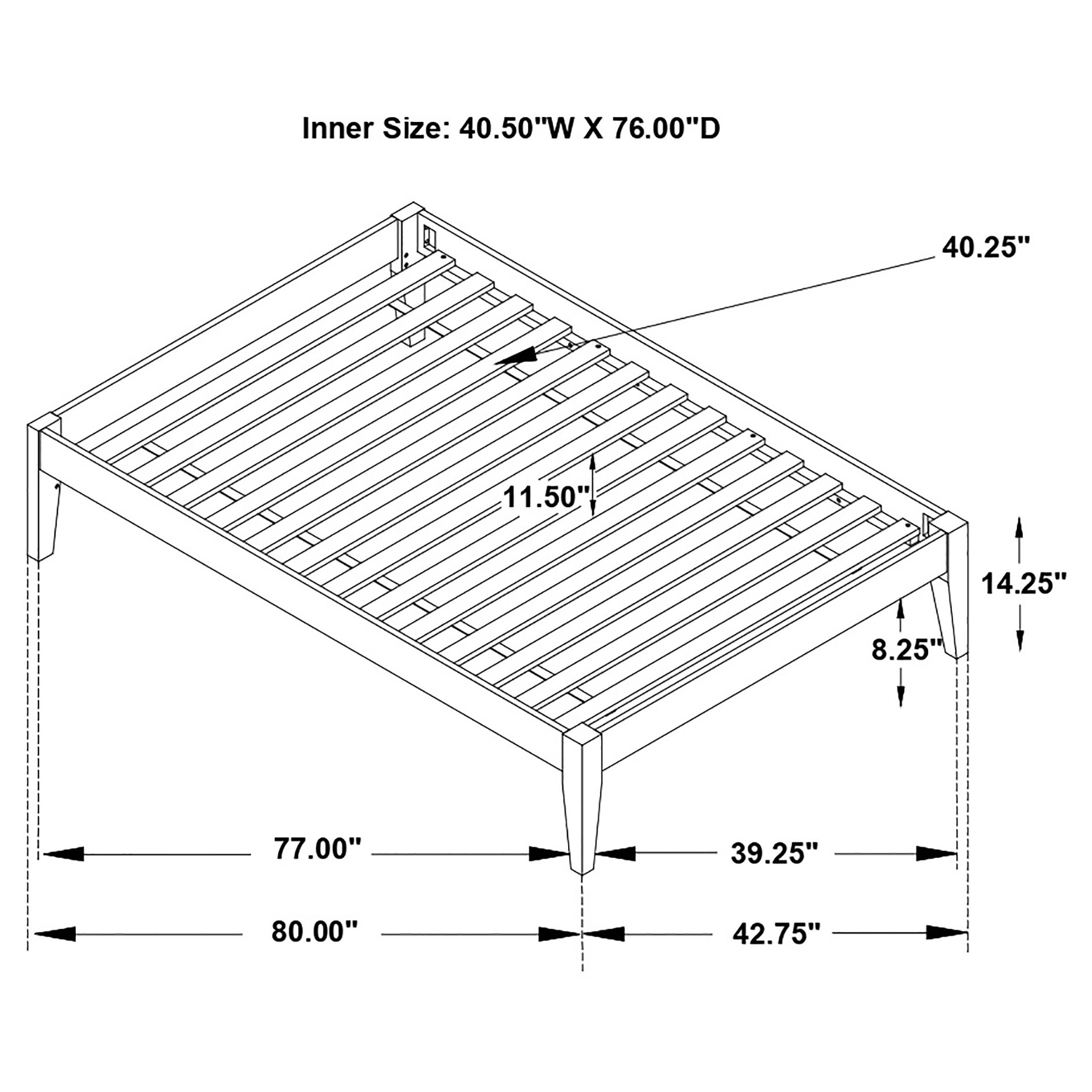 Hounslow Queen Universal Platform Bed - White