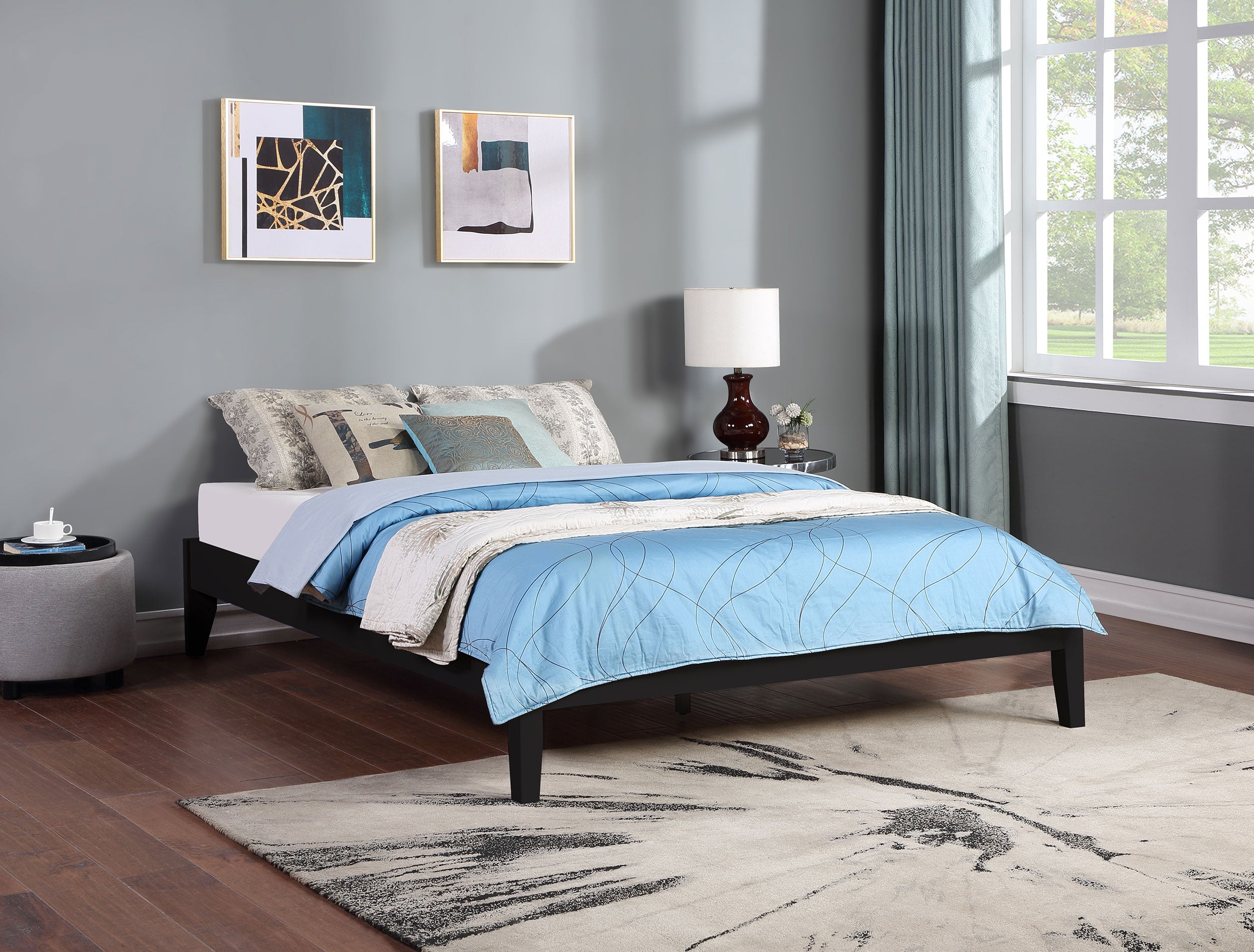Hounslow Queen Universal Platform Bed - Black