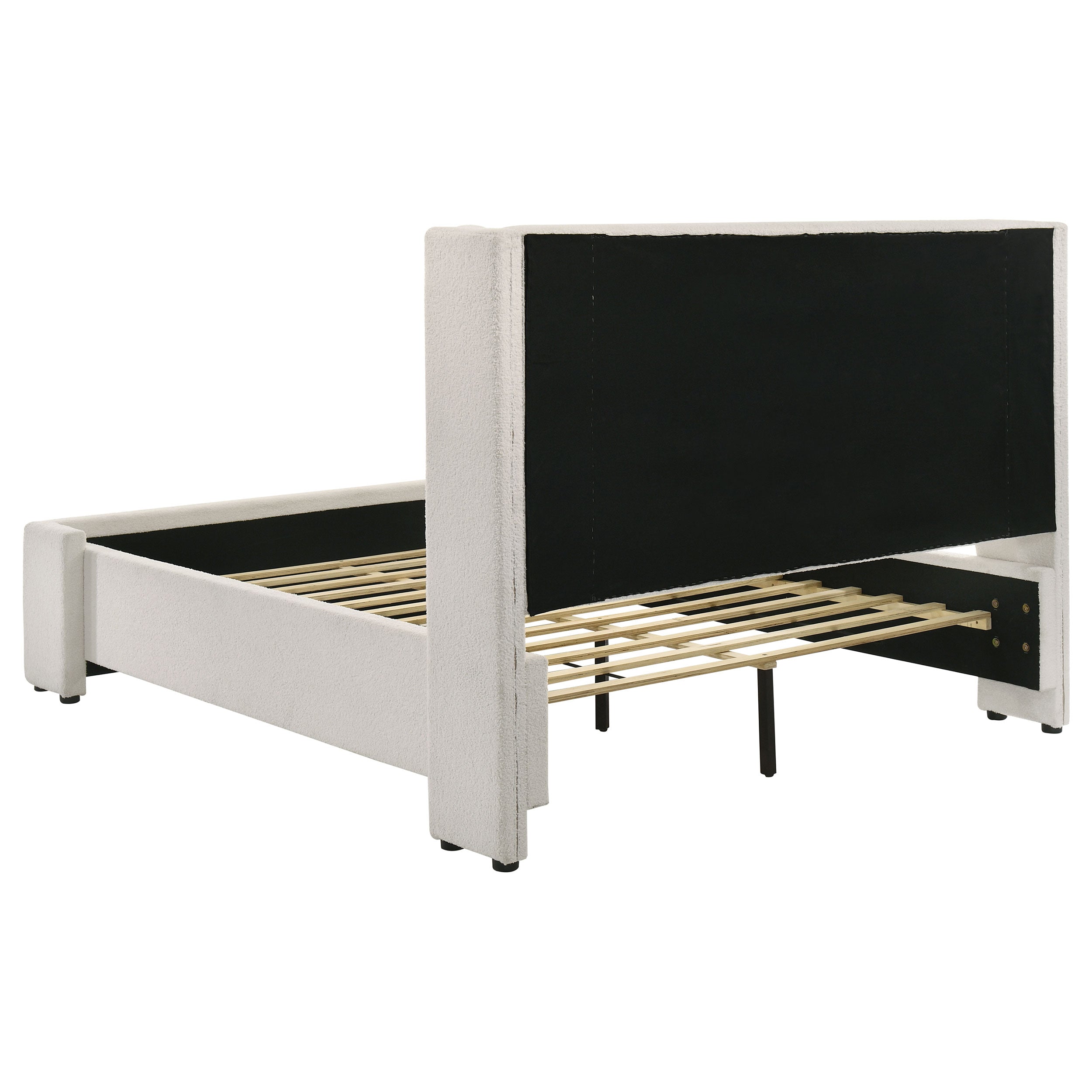 Alamosa Upholstered Wingback Bed