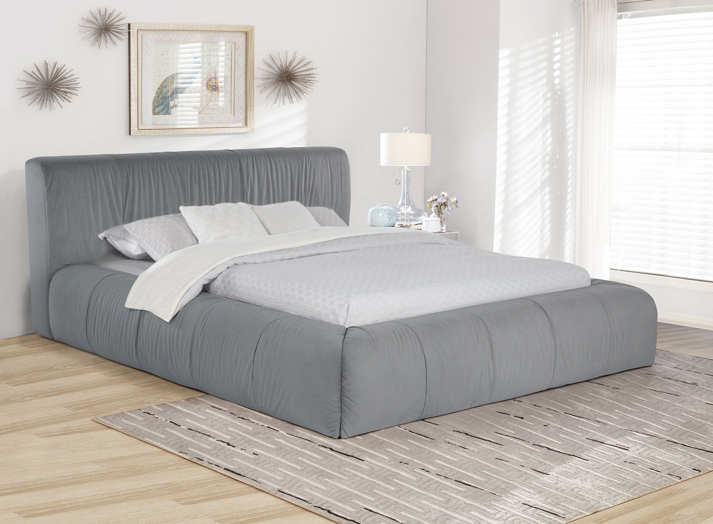 Wilshire Upholstered Panel Bed