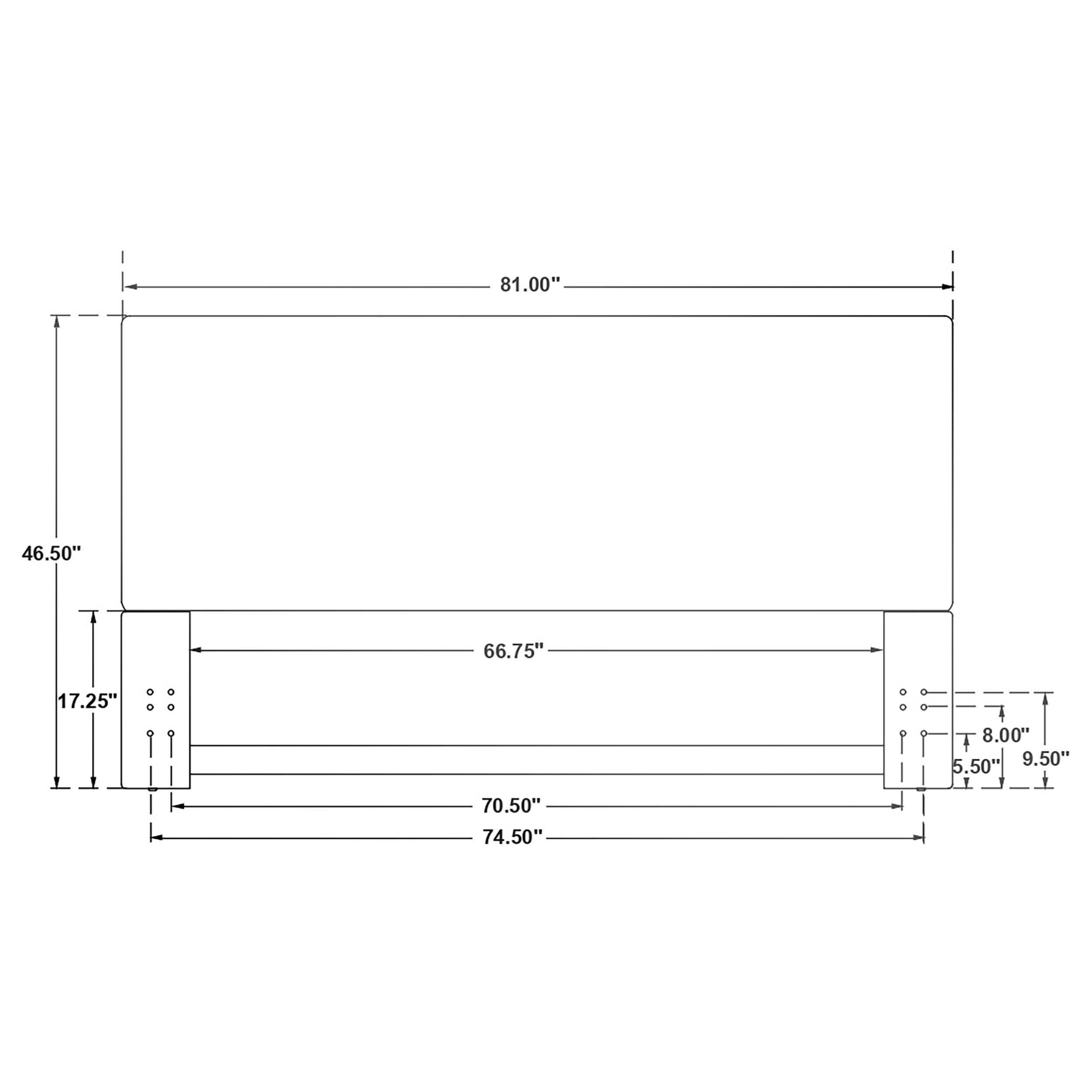Izzy Upholstered Panel Headboard
