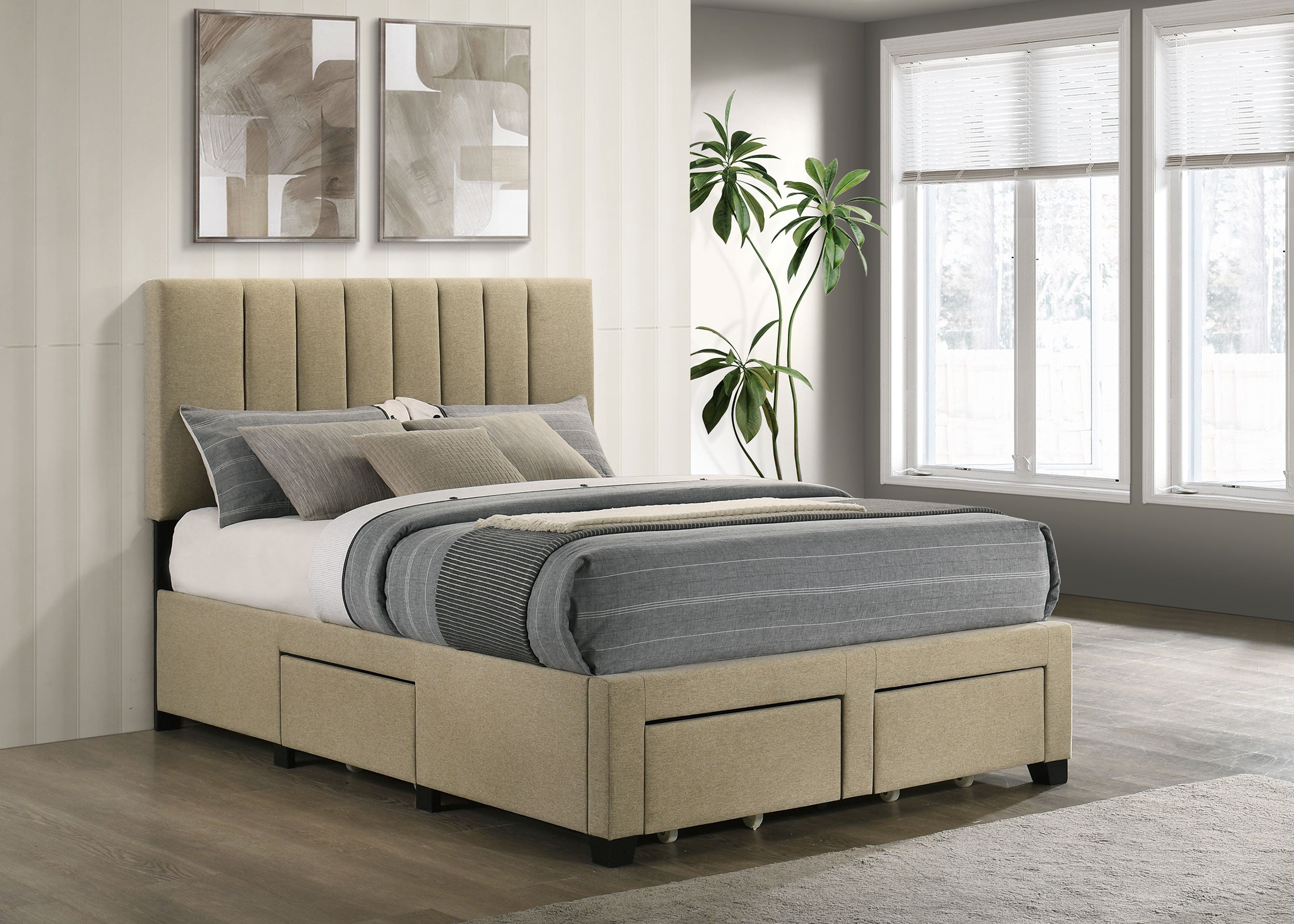 Wheatland Panel Storage Bed