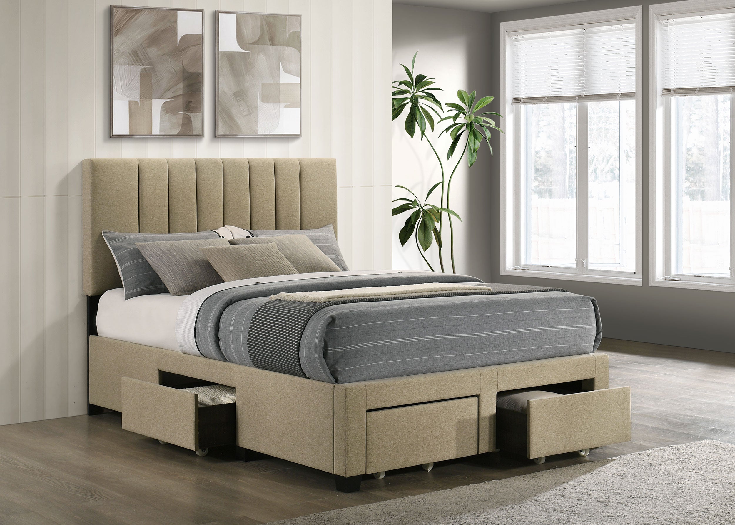 Wheatland Panel Storage Bed