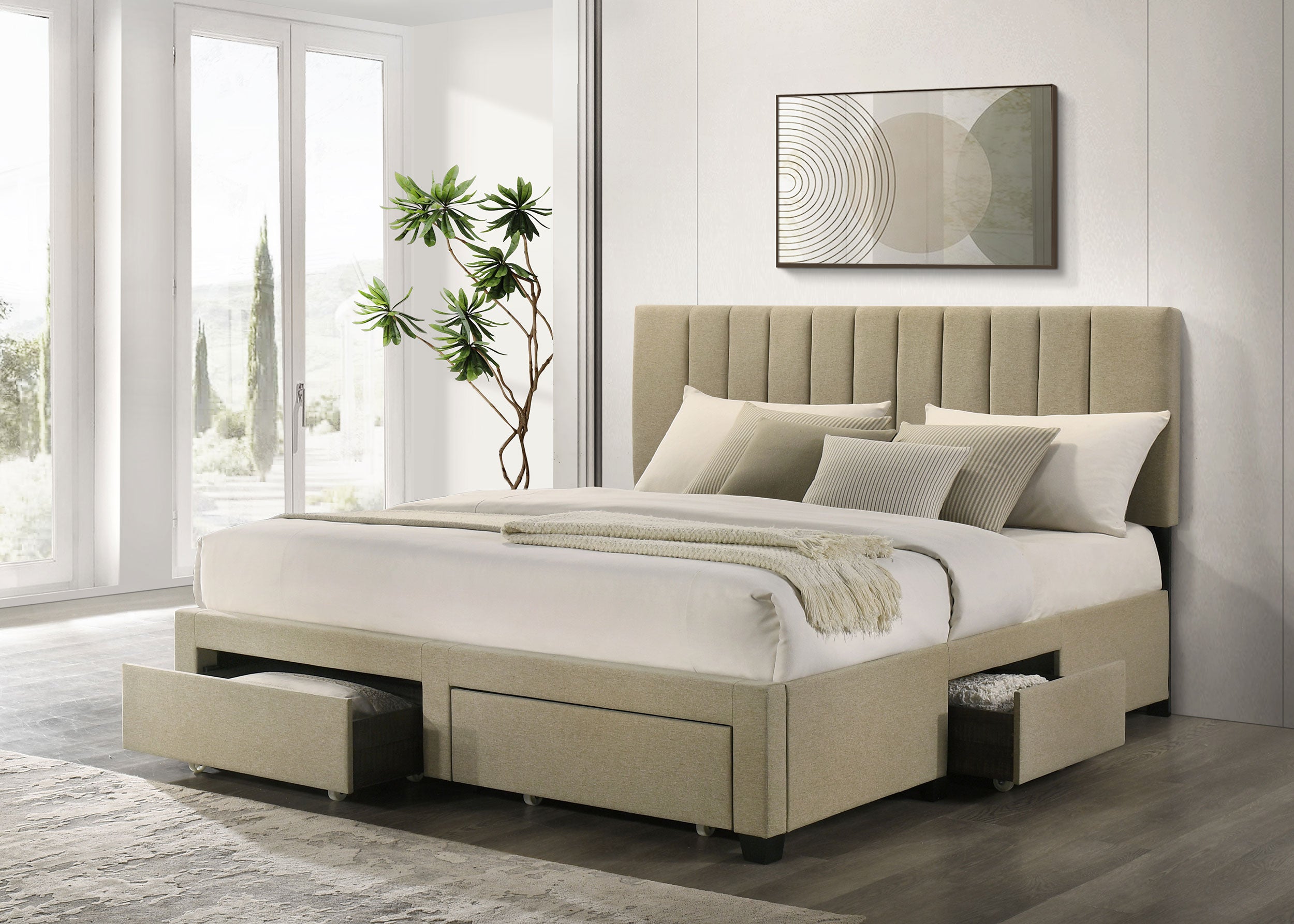 Wheatland Panel Storage Bed