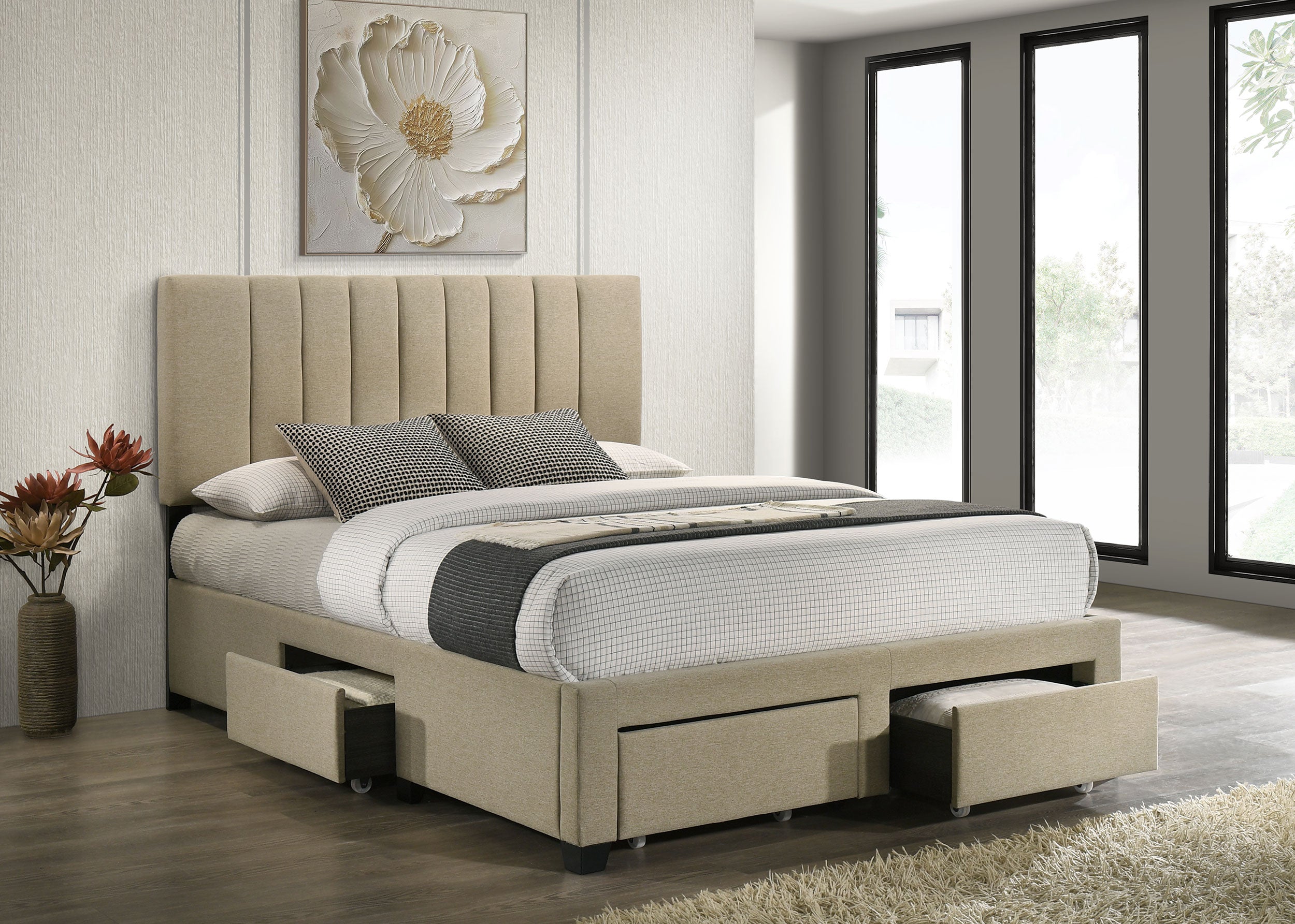 Wheatland Panel Storage Bed