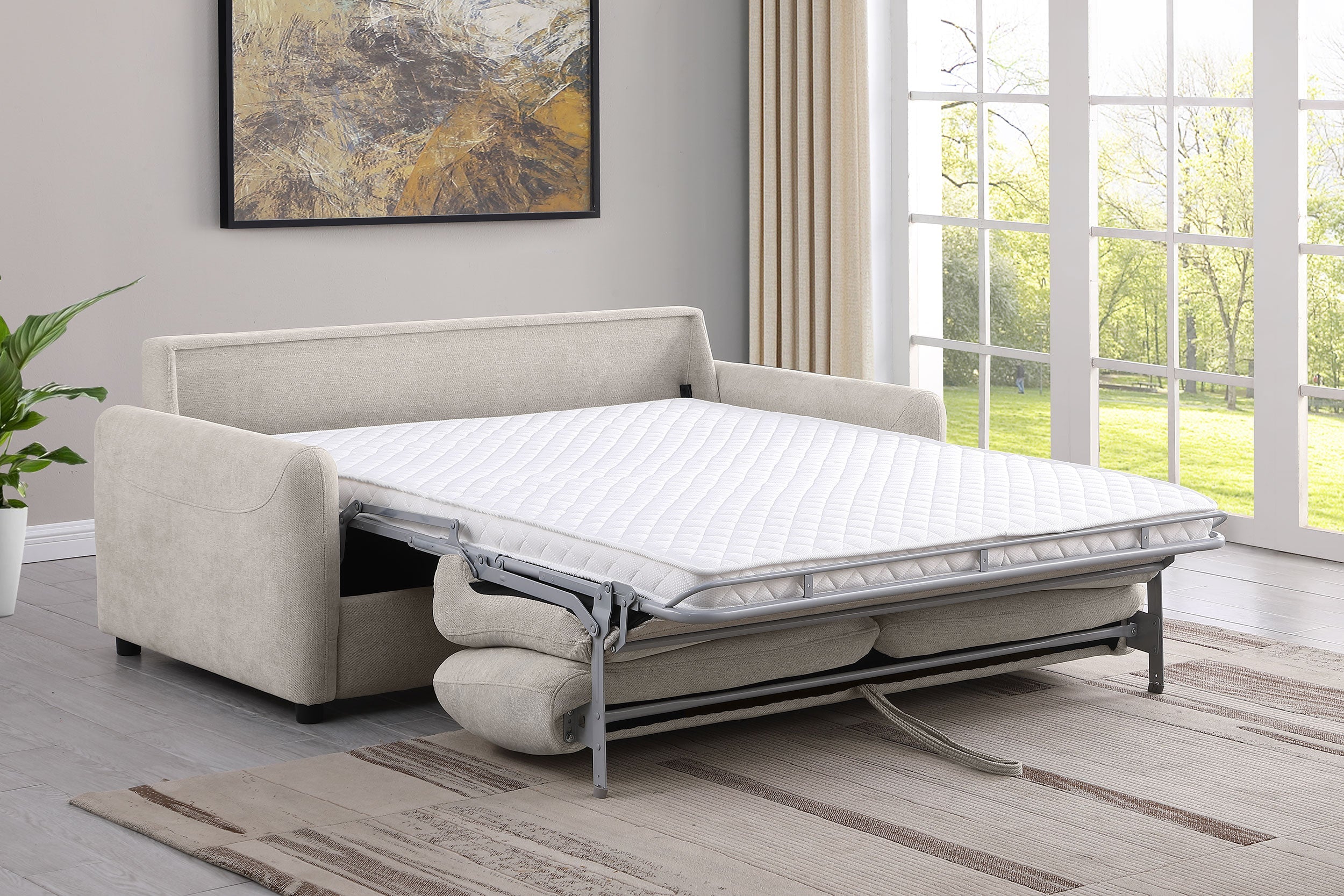 Rylie Sleeper Sofa Beige