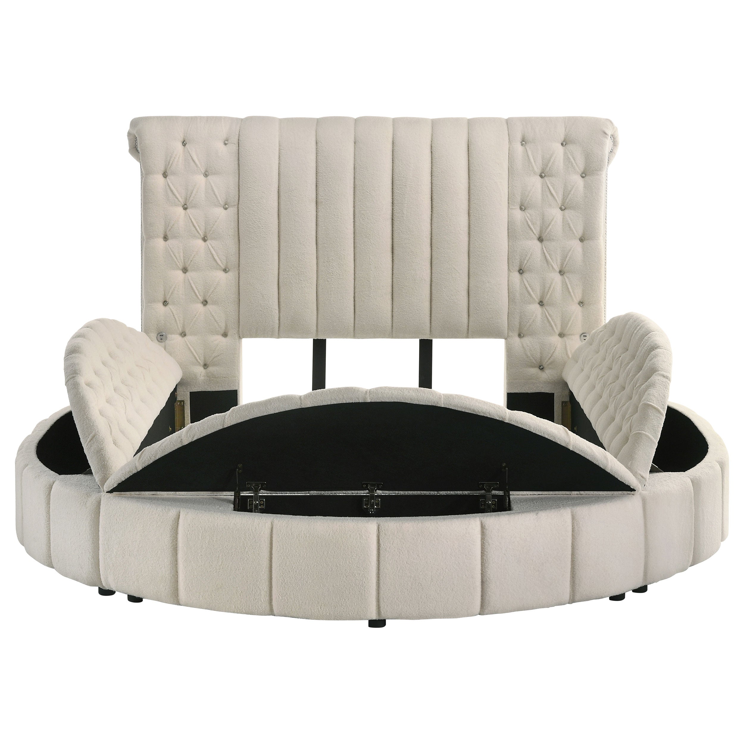 Sonya Upholstered Panel Storage Bed