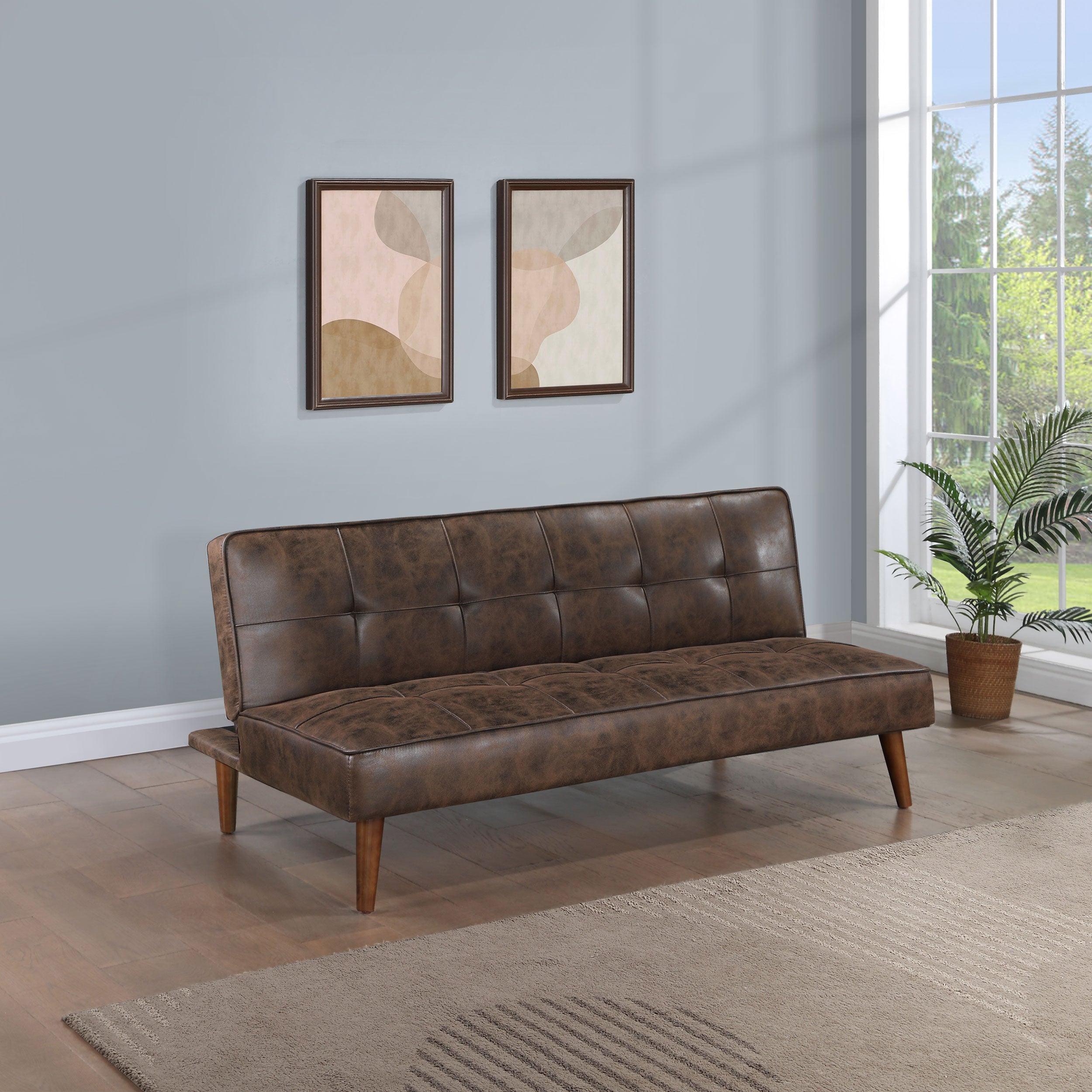 Jenson Sofa Bed - Dark Coffee
