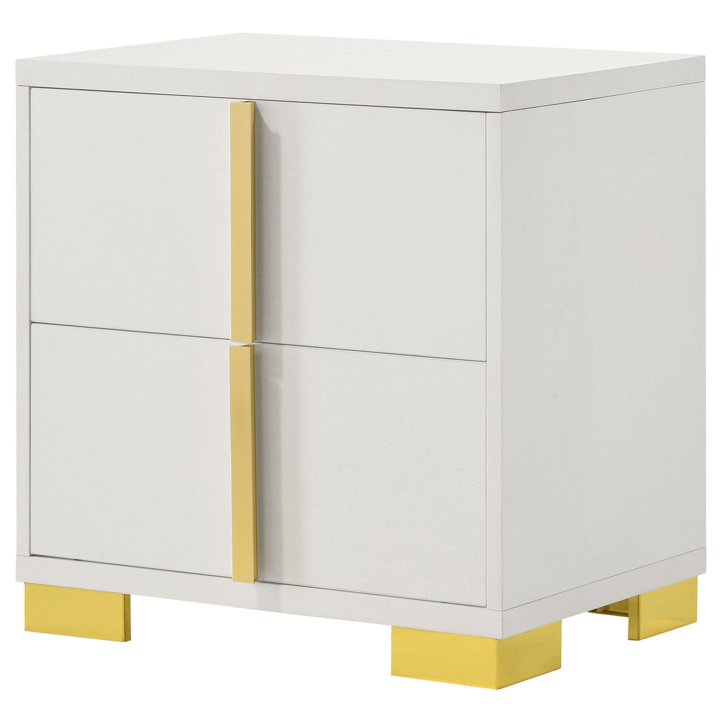 Marceline 2-drawer Nightstand in White