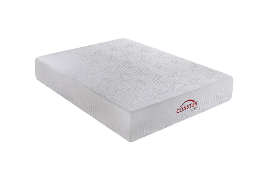 Ian Queen 12" Memory Foam Mattress White