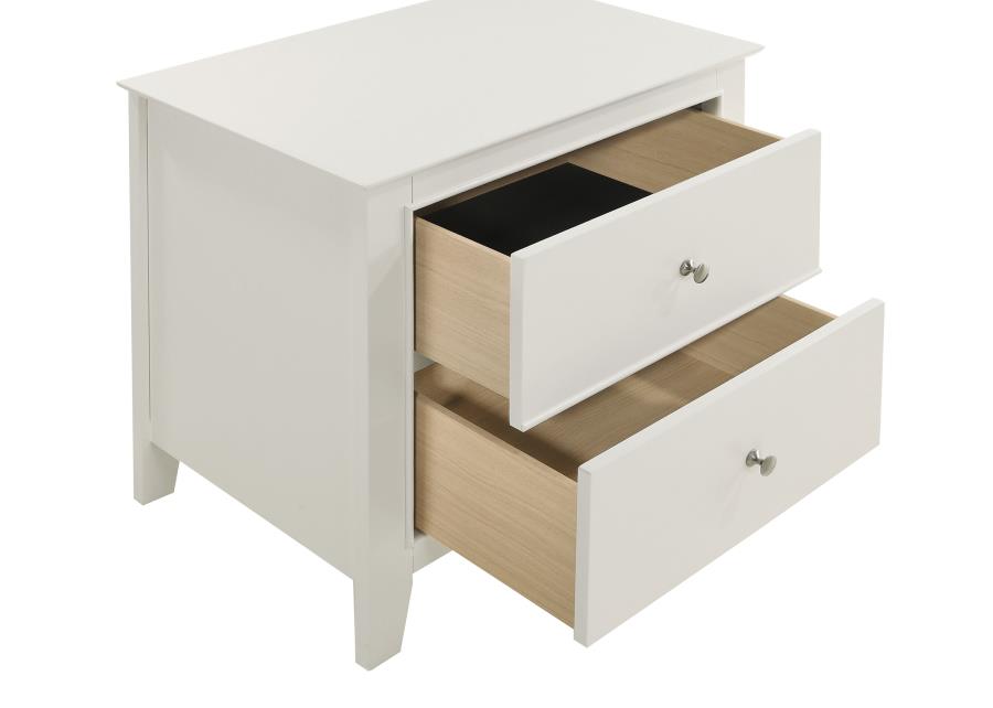 Selena 2-Drawer Nightstand Buttermilk