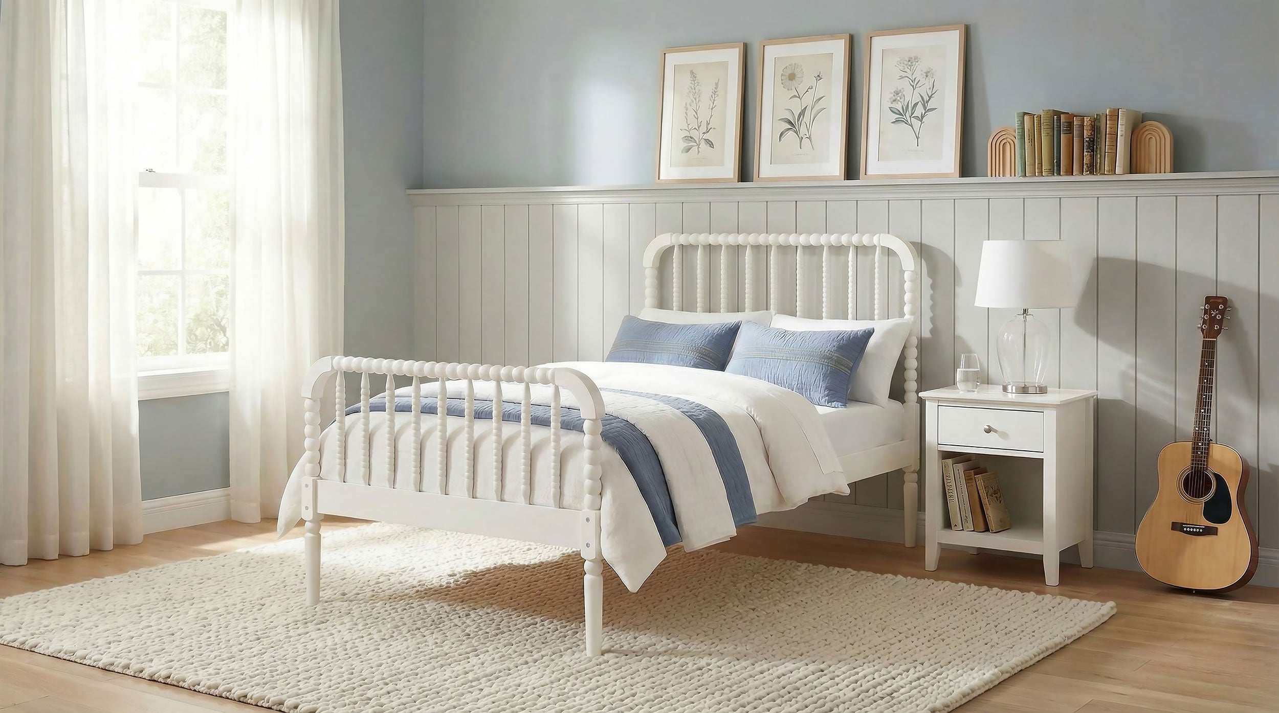 Jones Wood Open Frame Bed