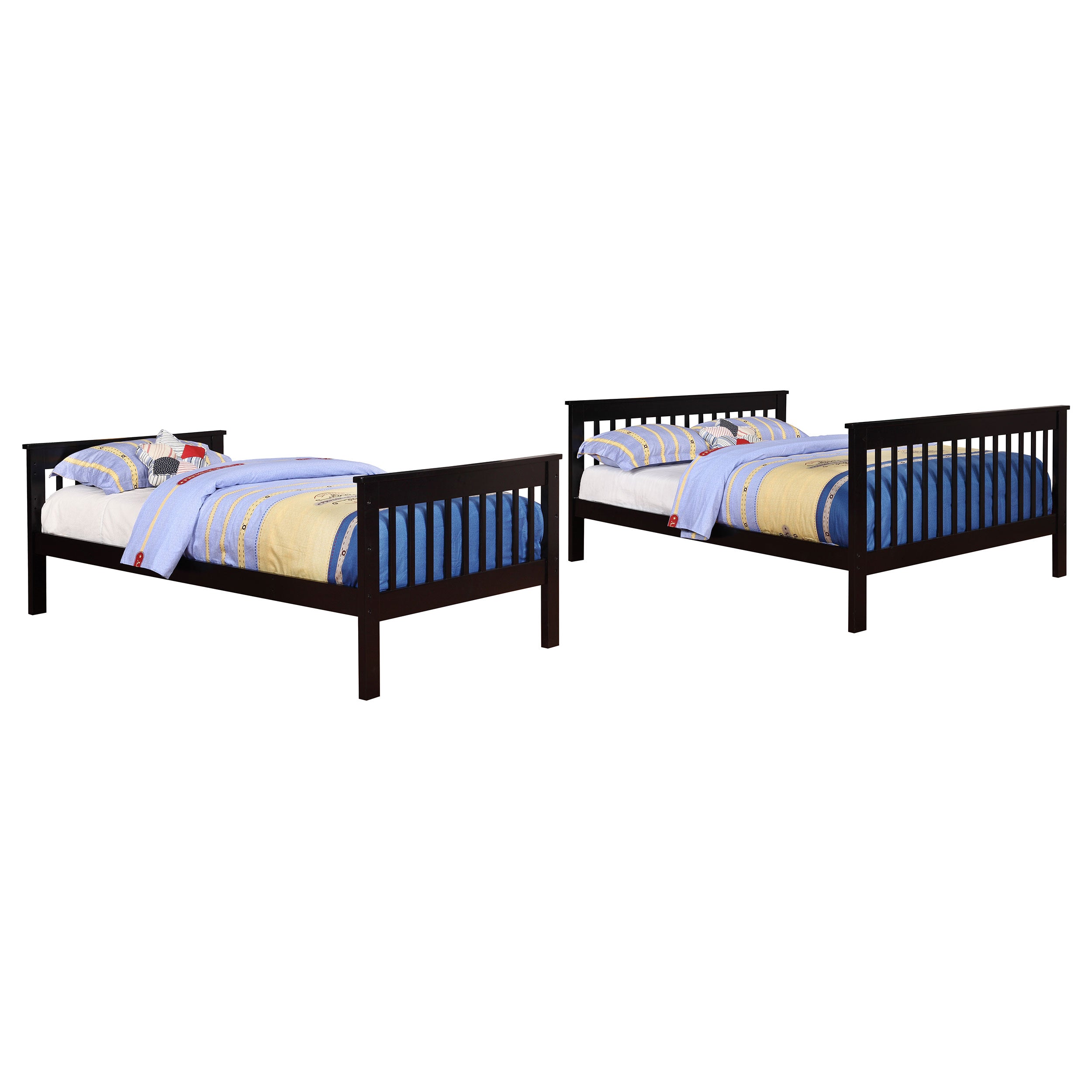Chapman Wood Twin Over Full Bunk Bed - Black