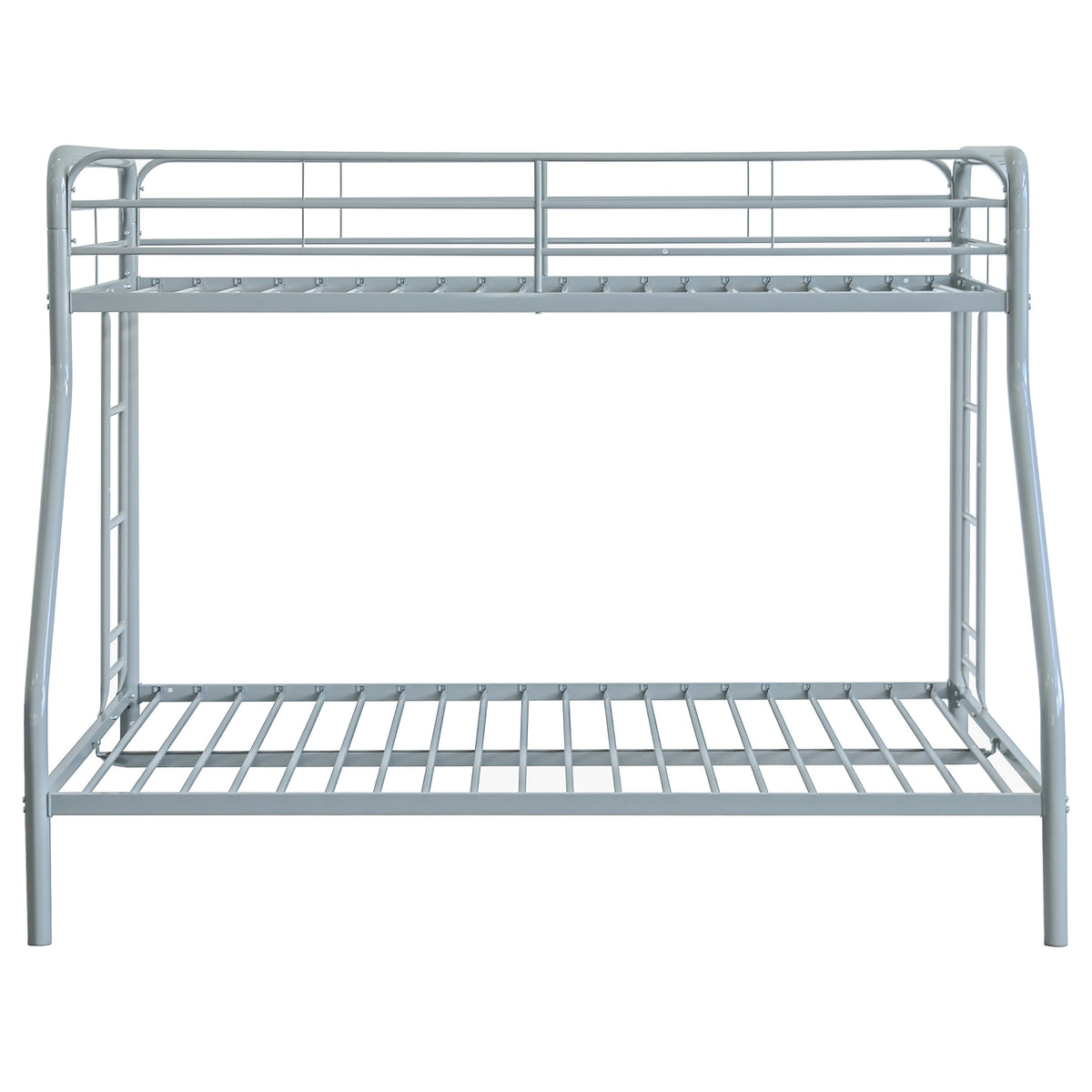 Carson Metal Twin Over Full Bunk Bed Glossy Silver