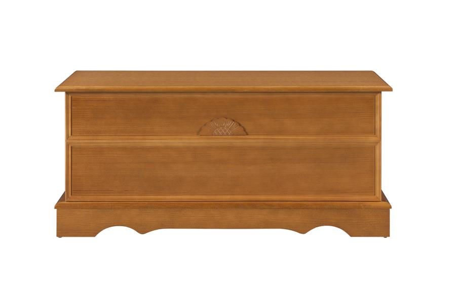 Paula Rectangular Cedar Chest Honey