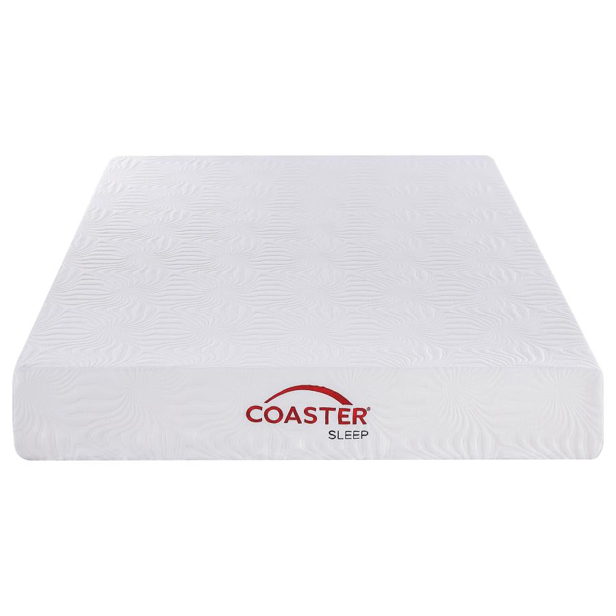 Key 10" Twin long Memory Foam Mattress White