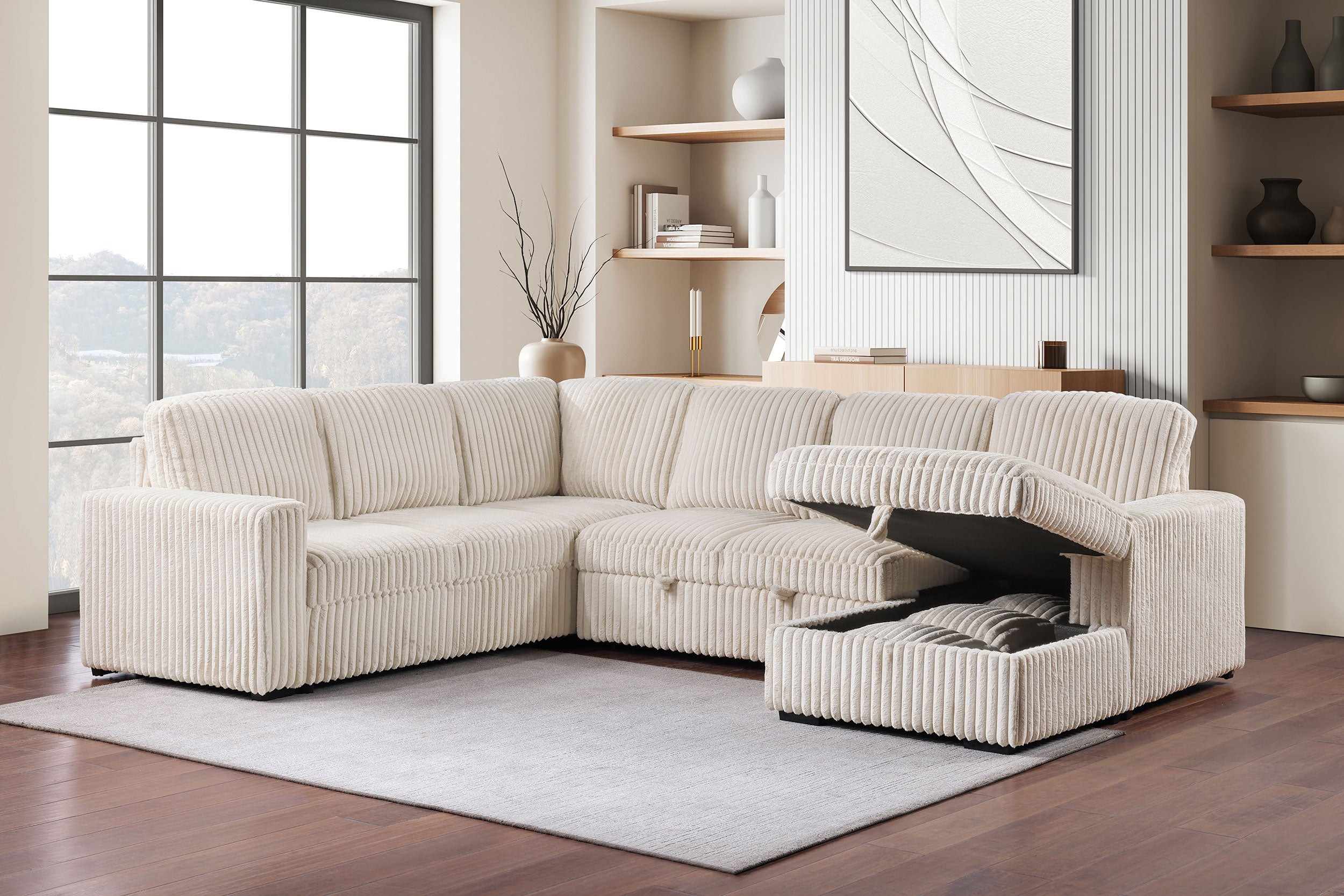 Devonshire Sleeper Sectional Sofa