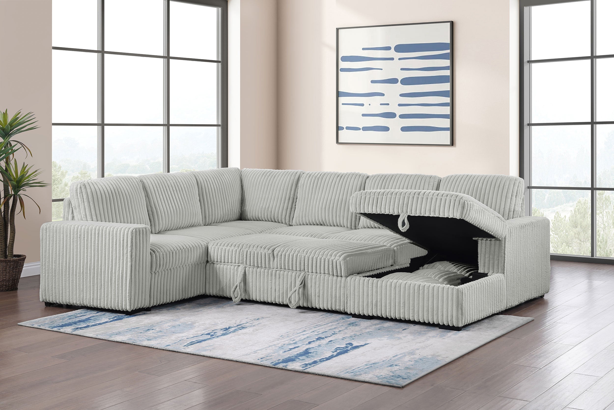 Devonshire Sleeper Sectional Sofa