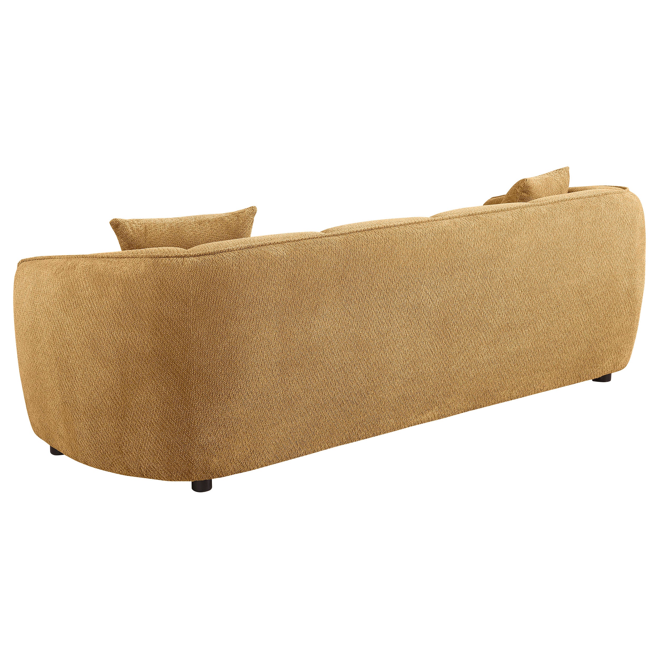 Aleisha 3-piece Fabric Upholstered Sofa Set In Mustard Yellow