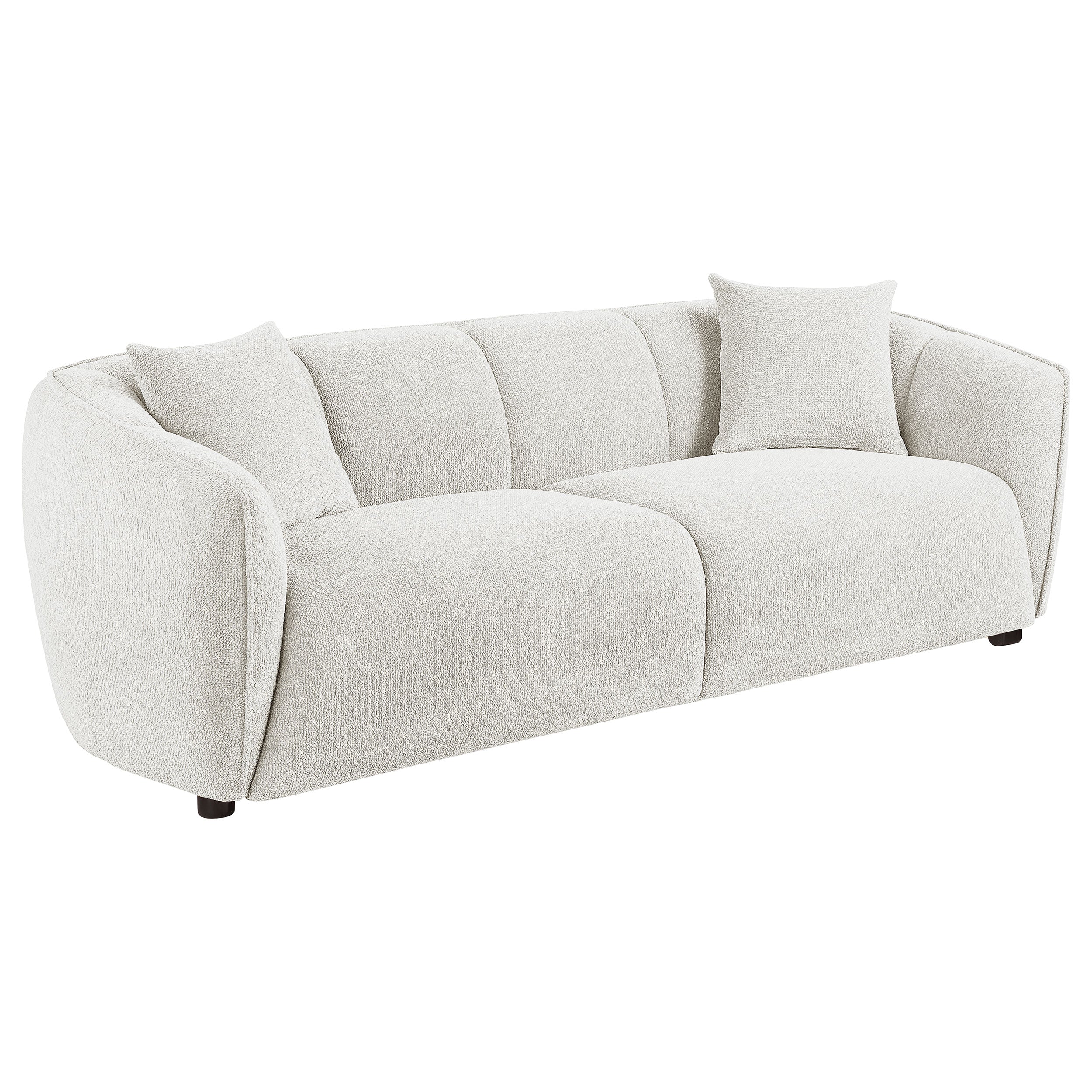 Aleisha 2-piece Fabric Upholstered Sofa Set Sand