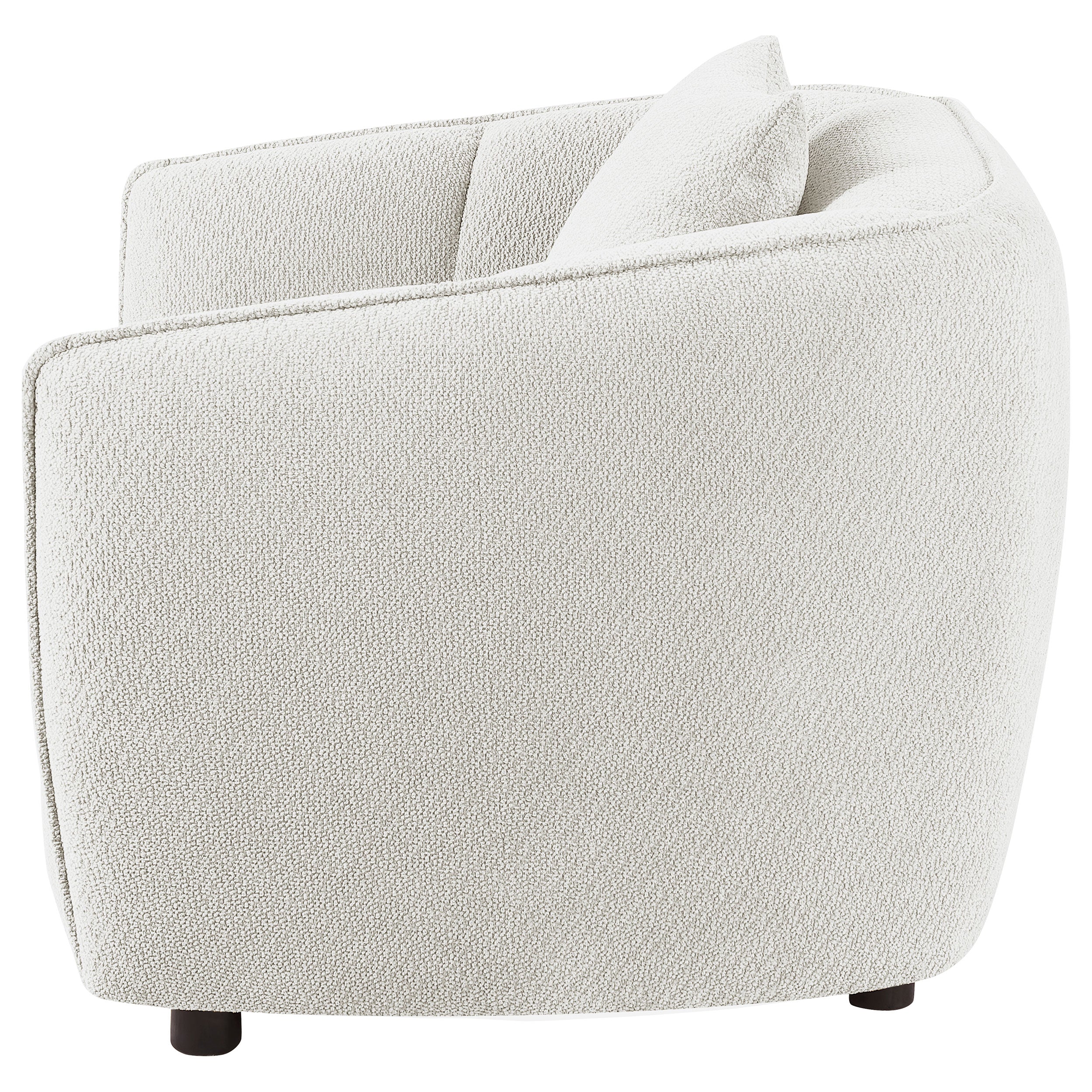Aleisha Fabric Upholstered Accent Chair In Sand