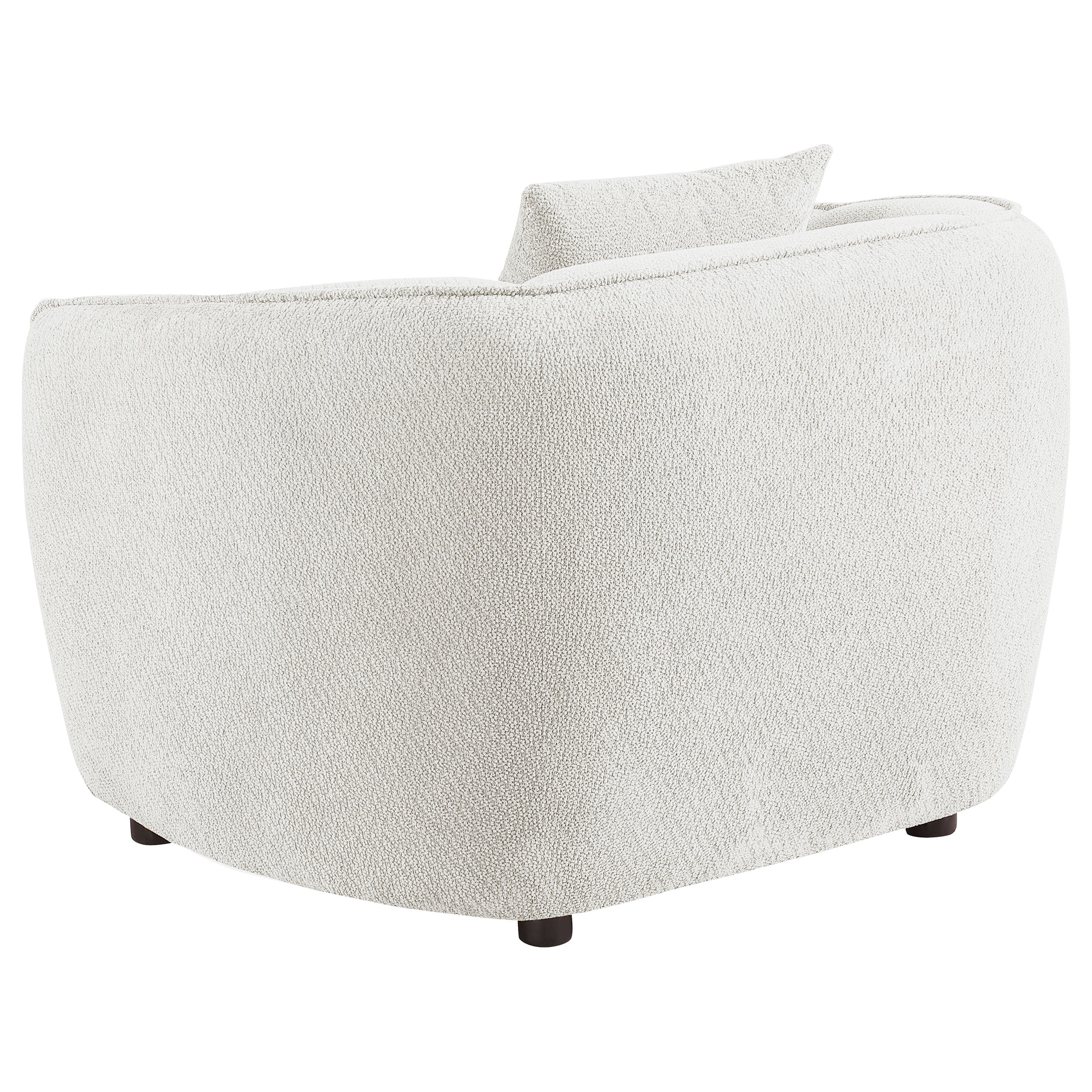 Aleisha Fabric Upholstered Accent Chair In Sand
