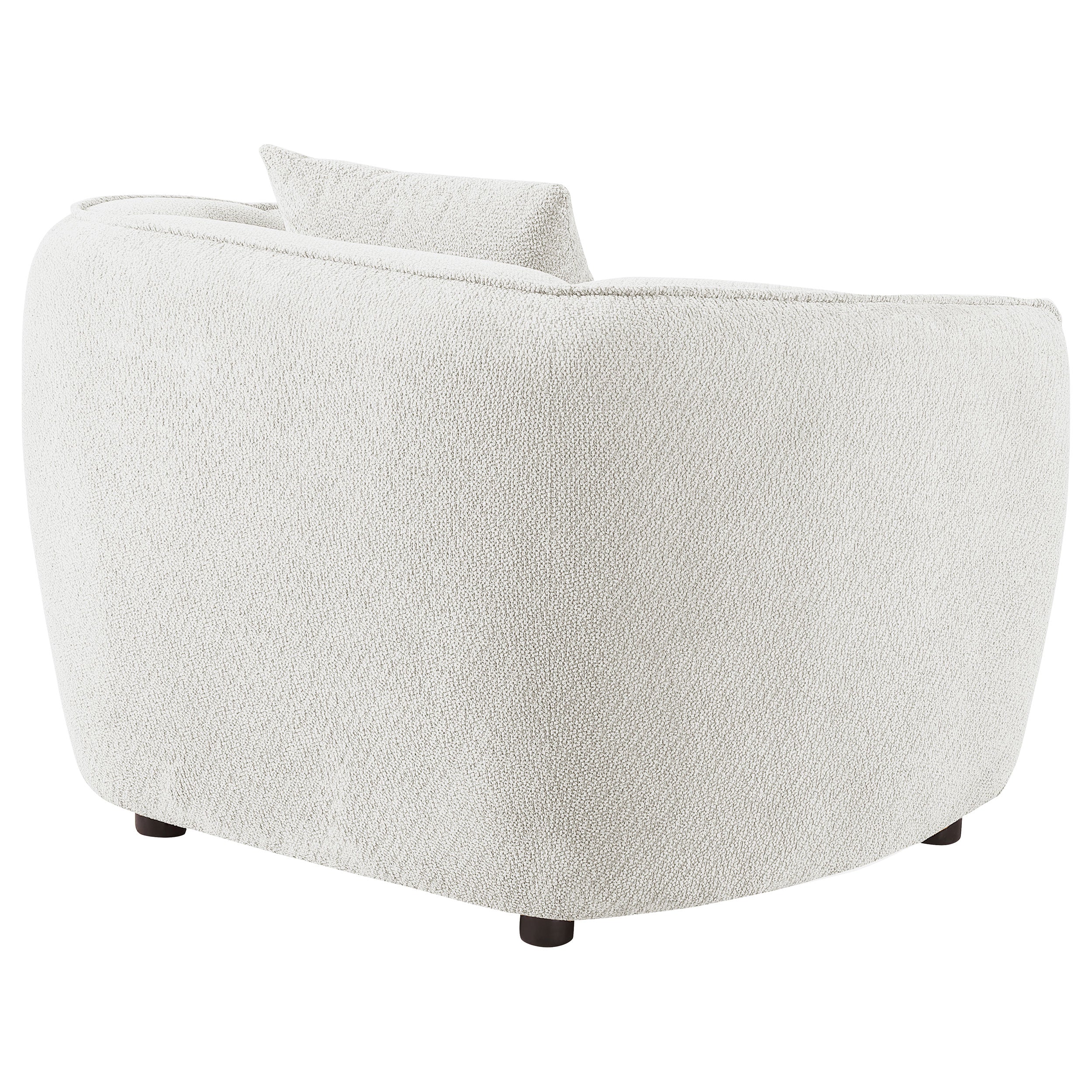 Aleisha Fabric Upholstered Accent Chair In Sand