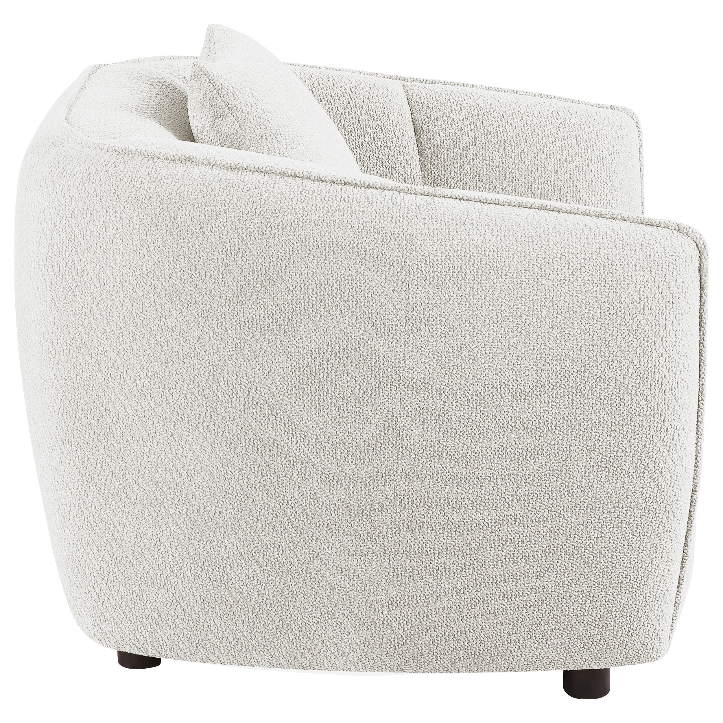 Aleisha Fabric Upholstered Accent Chair In Sand