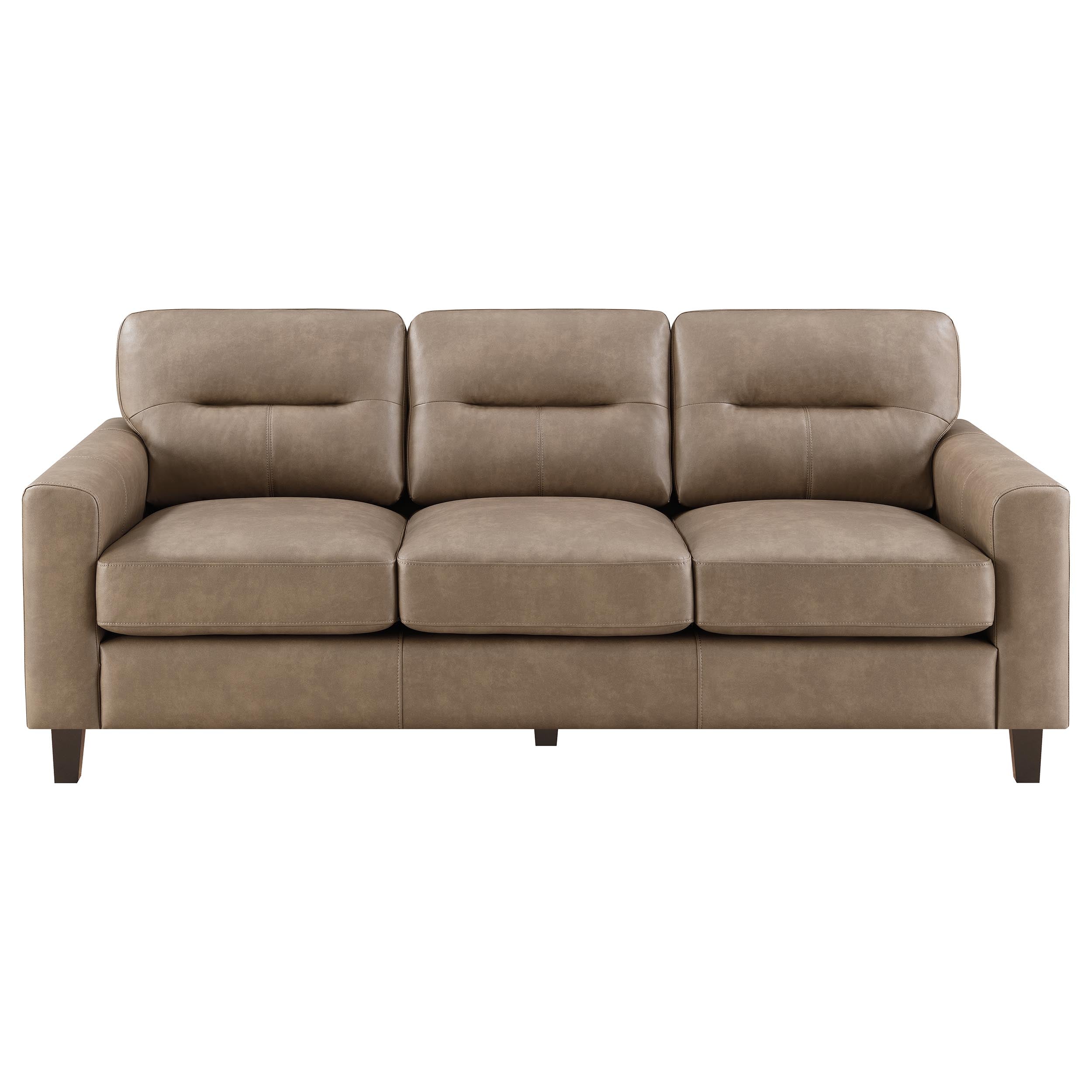 Scotland Sofa Set - 2 Piece - Brown