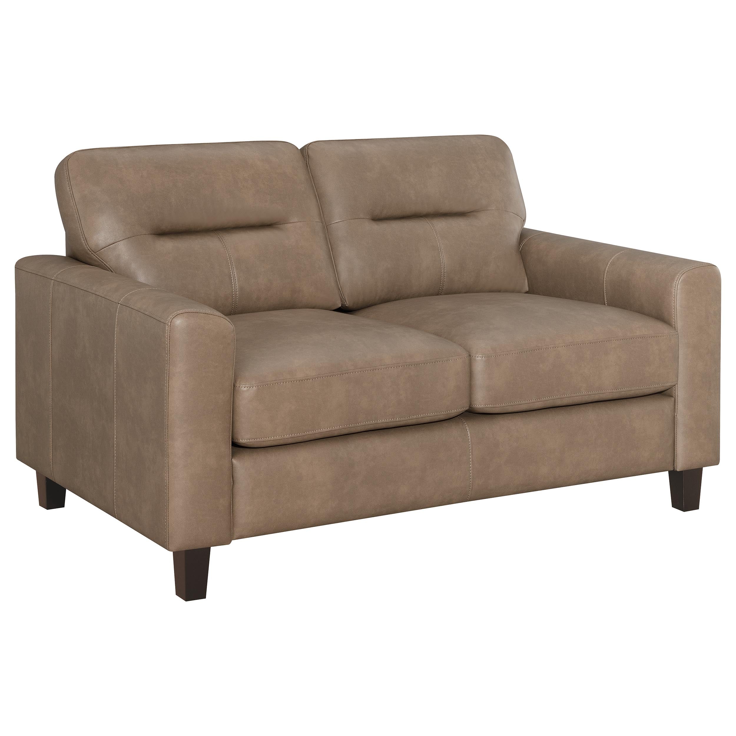 Scotland Sofa Set - 2 Piece - Brown