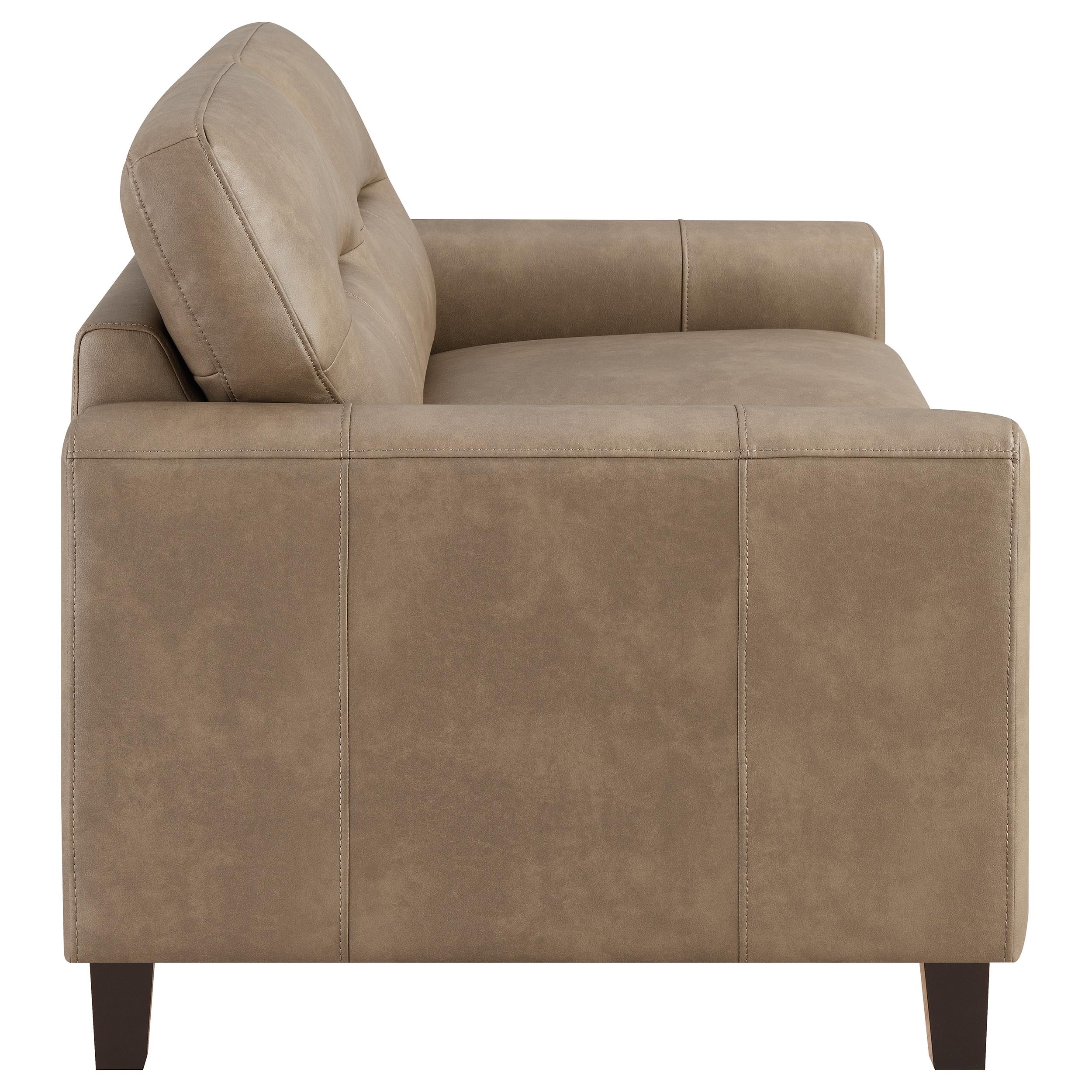 Scotland Sofa Set - 2 Piece - Brown