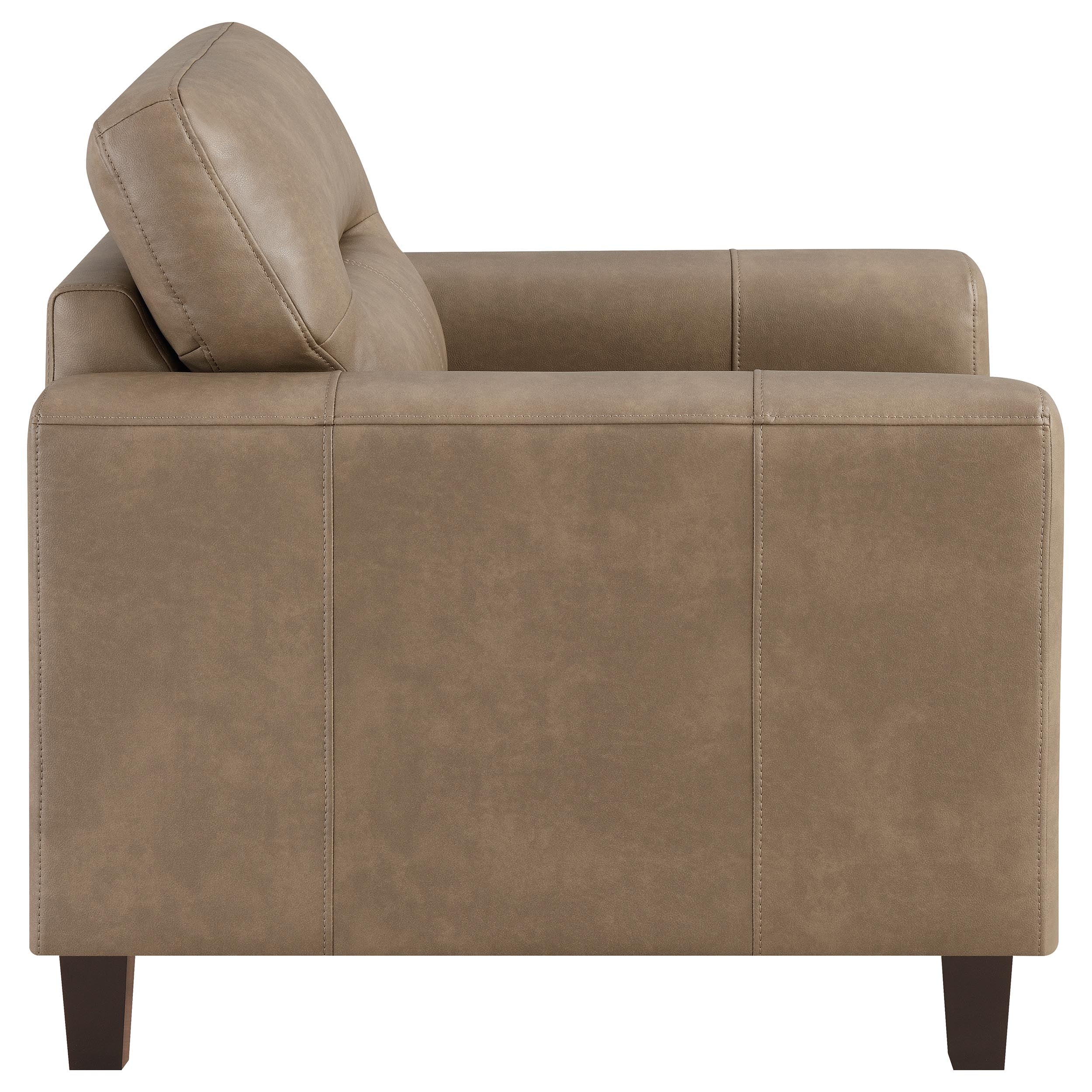 Scotland Sofa Set - 3 Piece - Brown