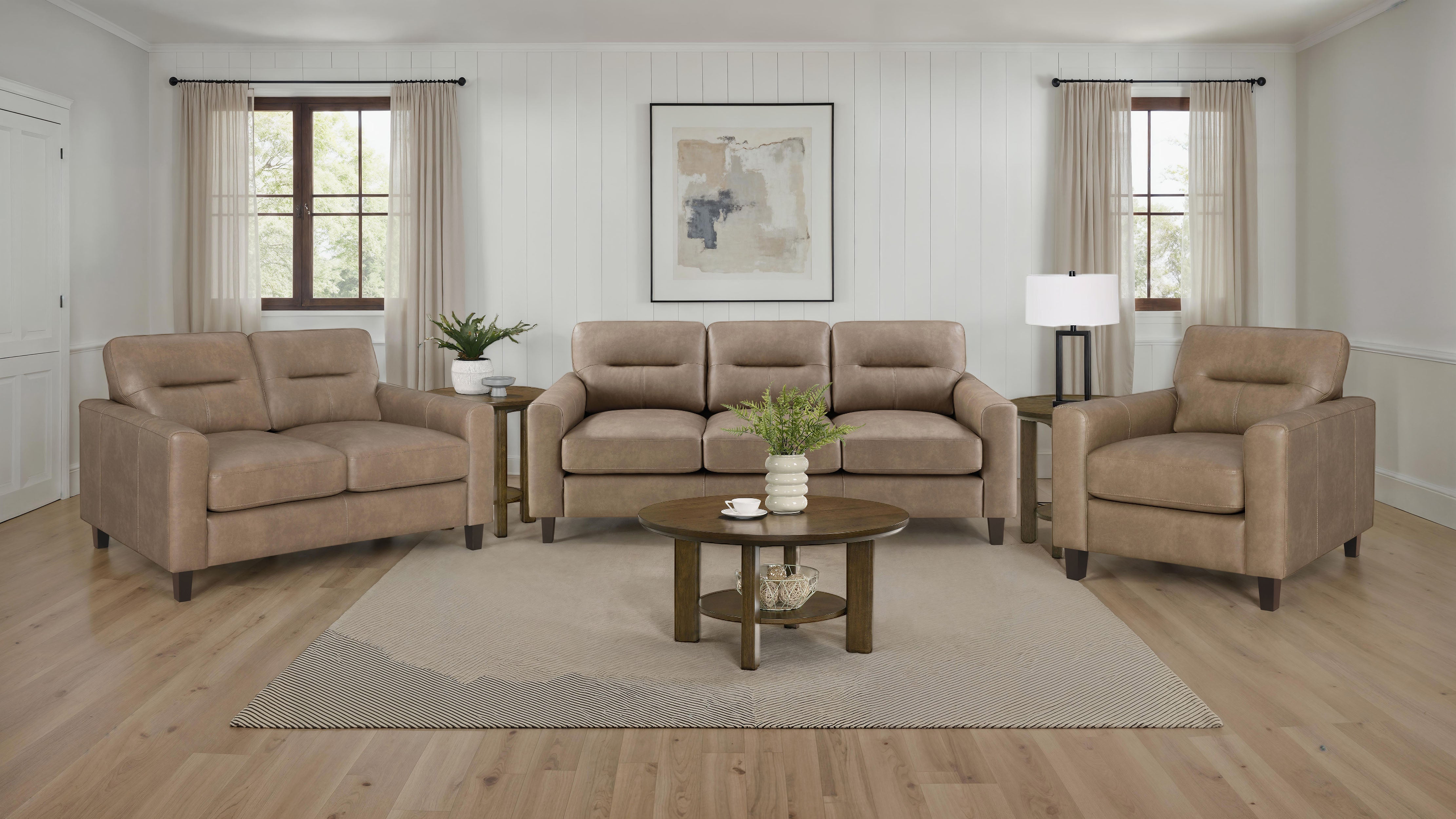 Scotland Accent Chair - Brown
