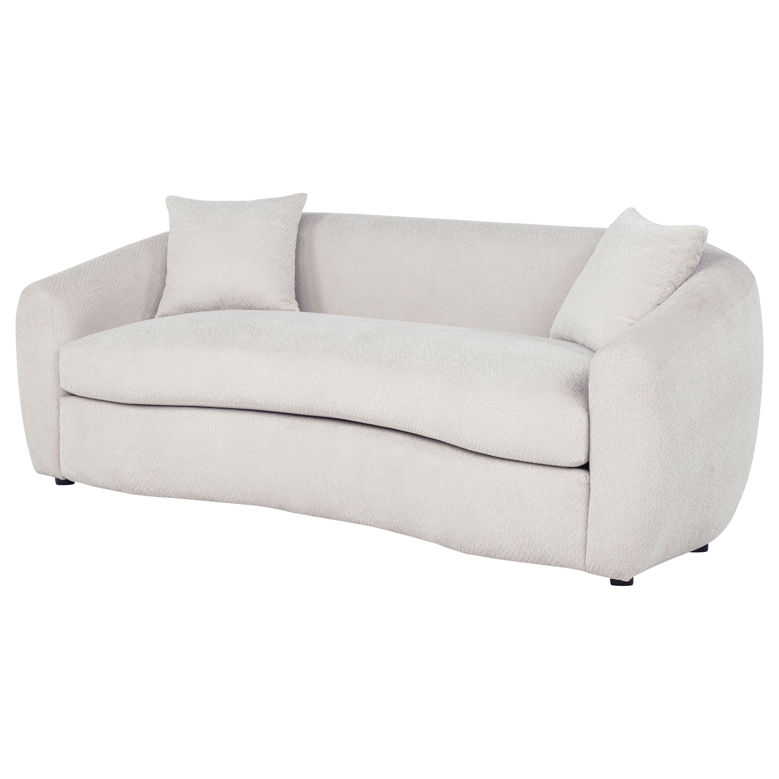 Isabella 2-piece Fabric Upholstered Sofa Set In Sand