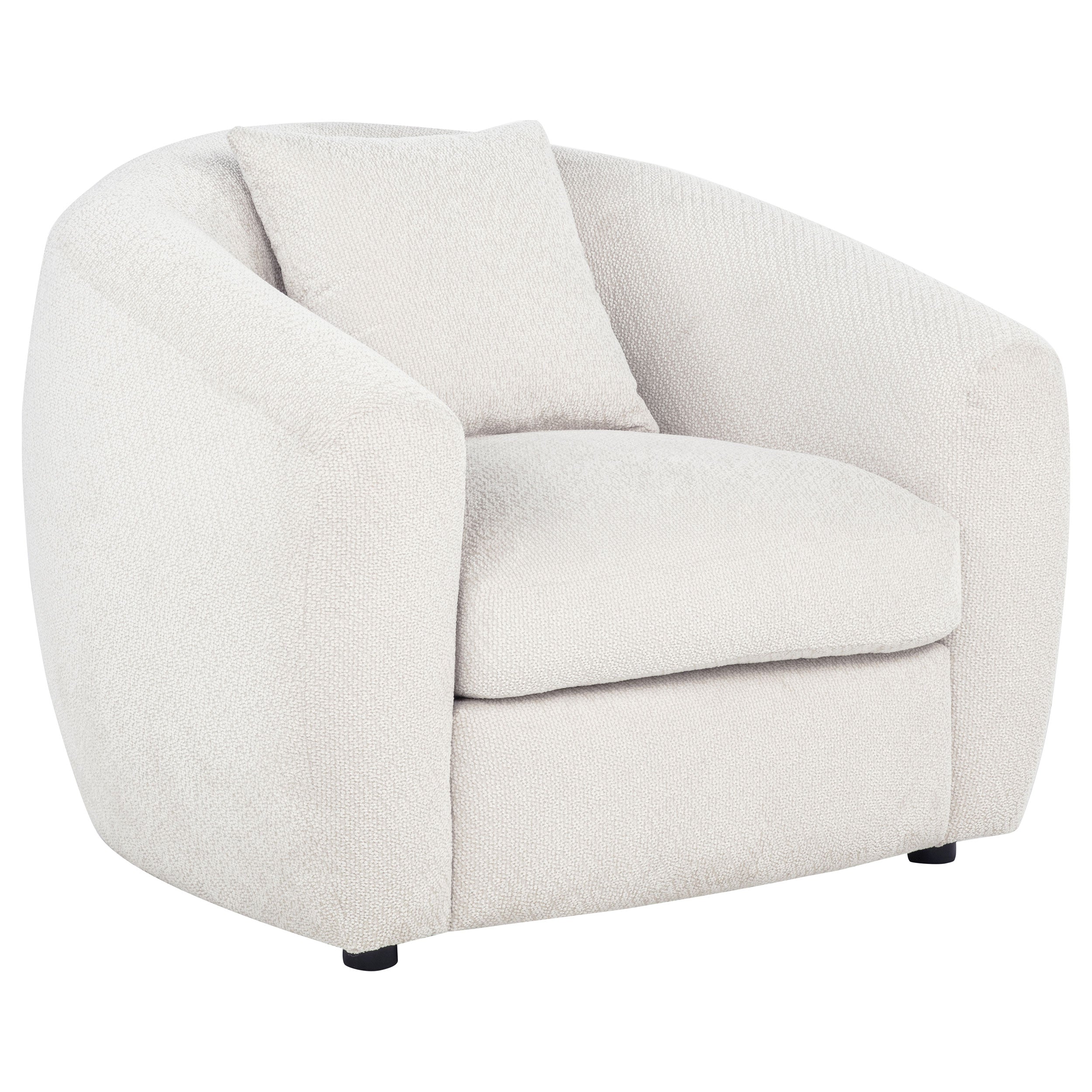 Isabella Fabric Upholstered Accent Chair Sand