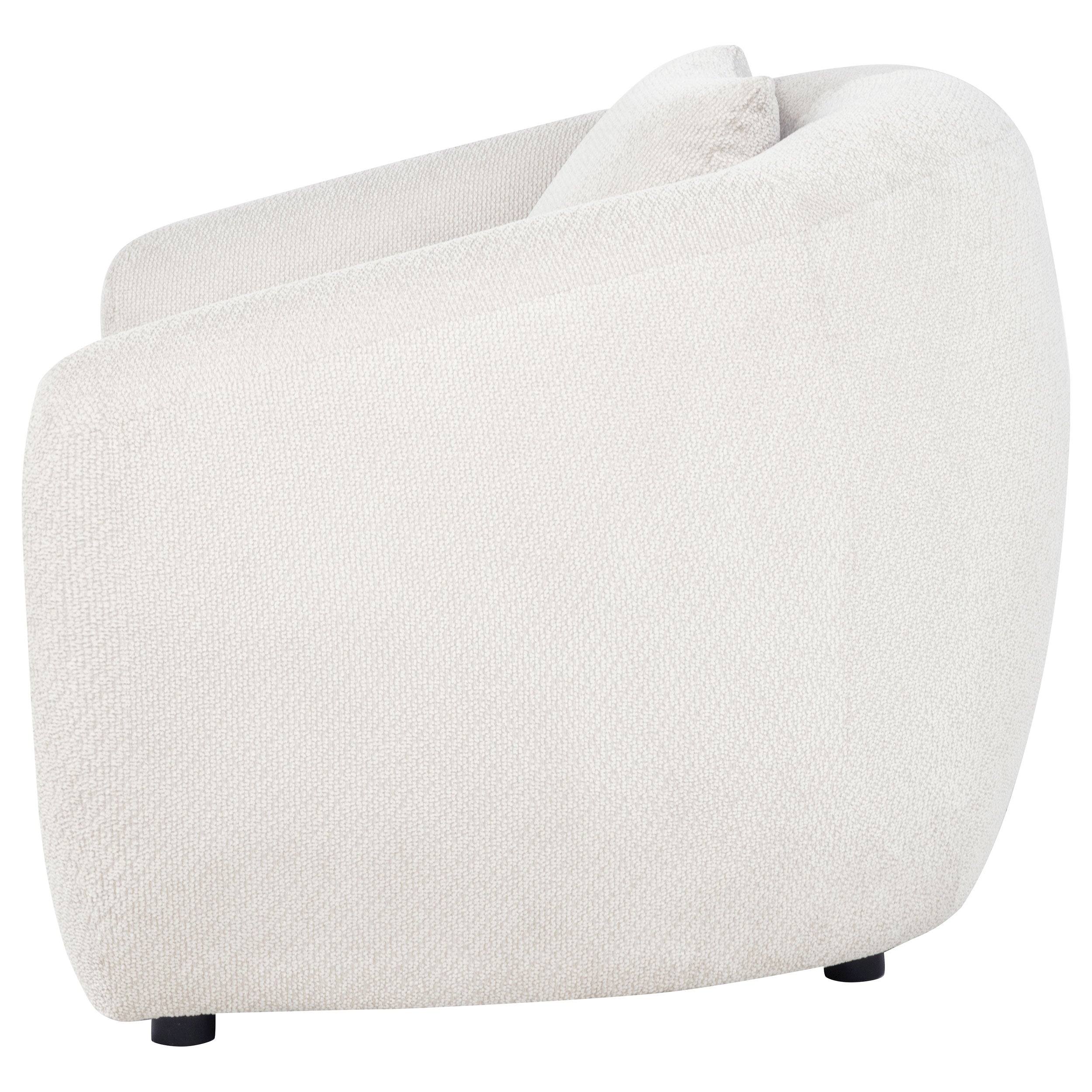 Isabella Fabric Upholstered Accent Chair In Sand