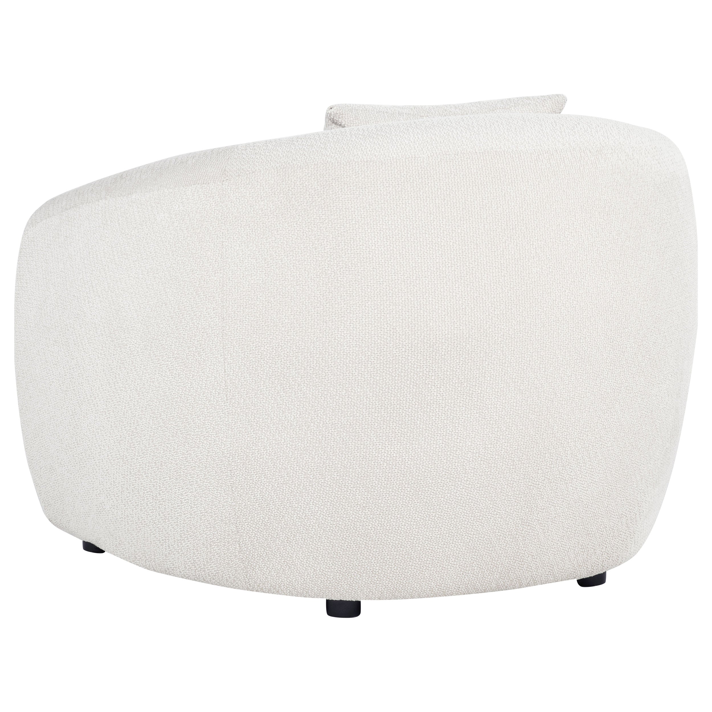 Isabella Fabric Upholstered Accent Chair In Sand