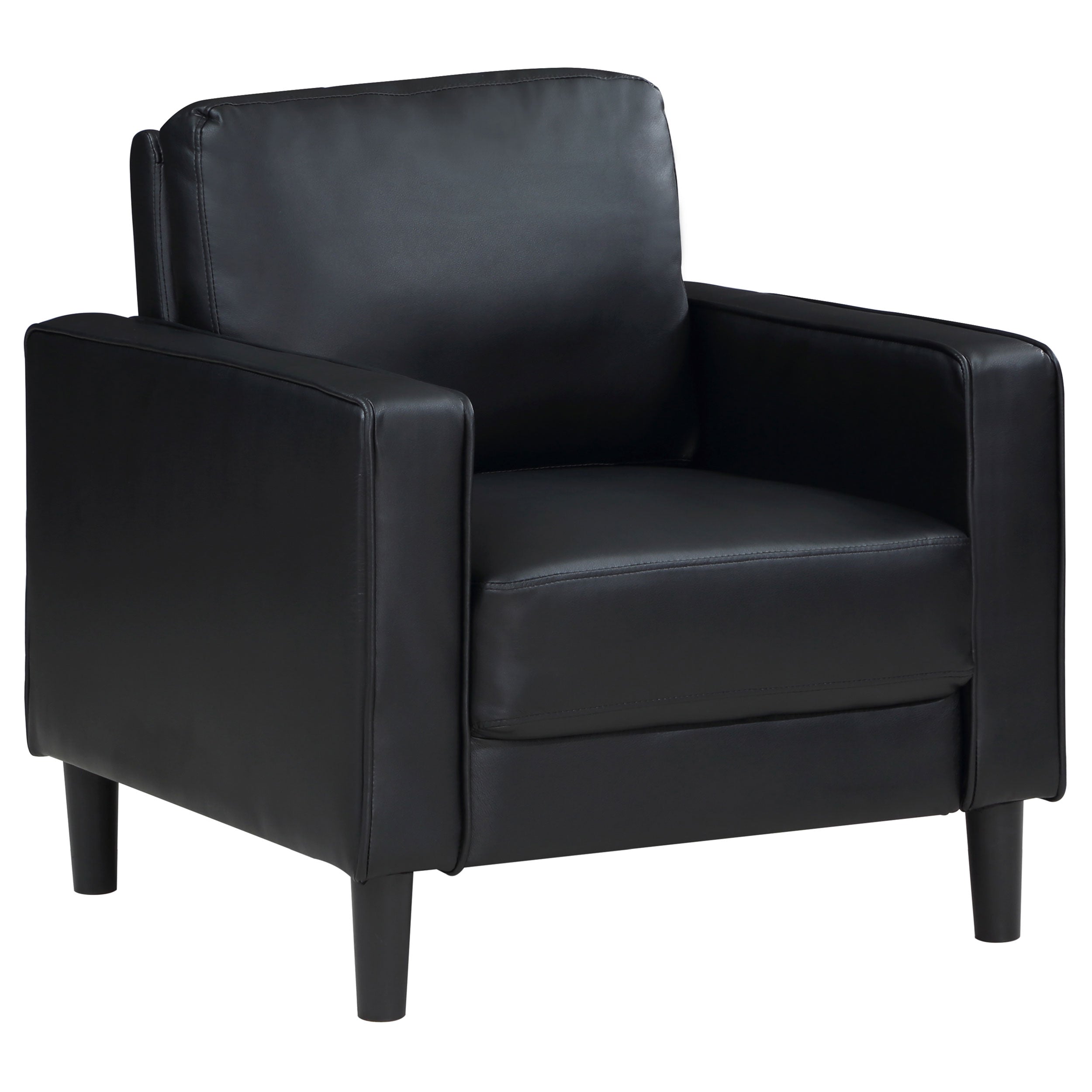 Ruth Sofa Set - 3 Piece - Black