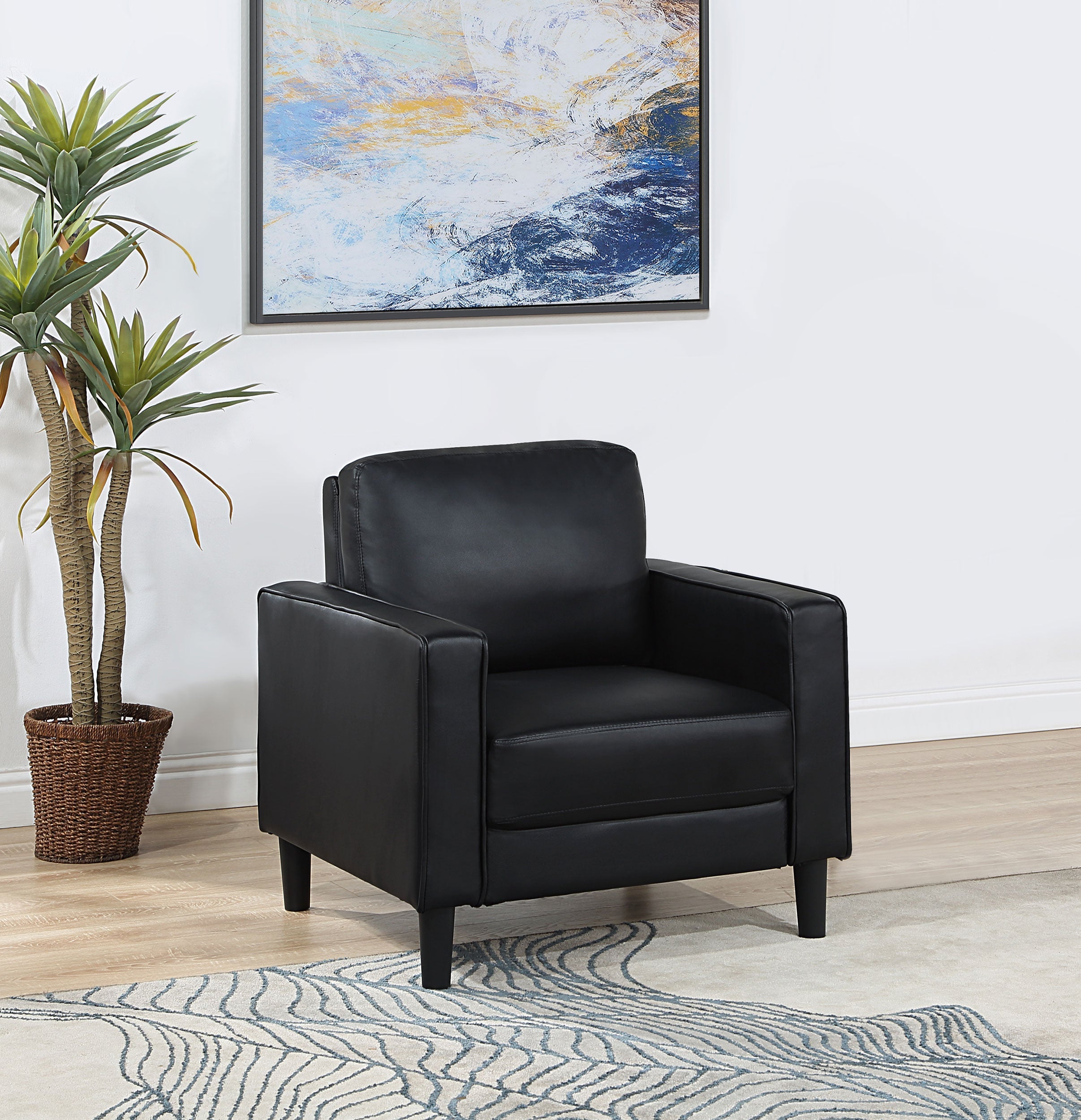 Ruth Accent Chair - Black