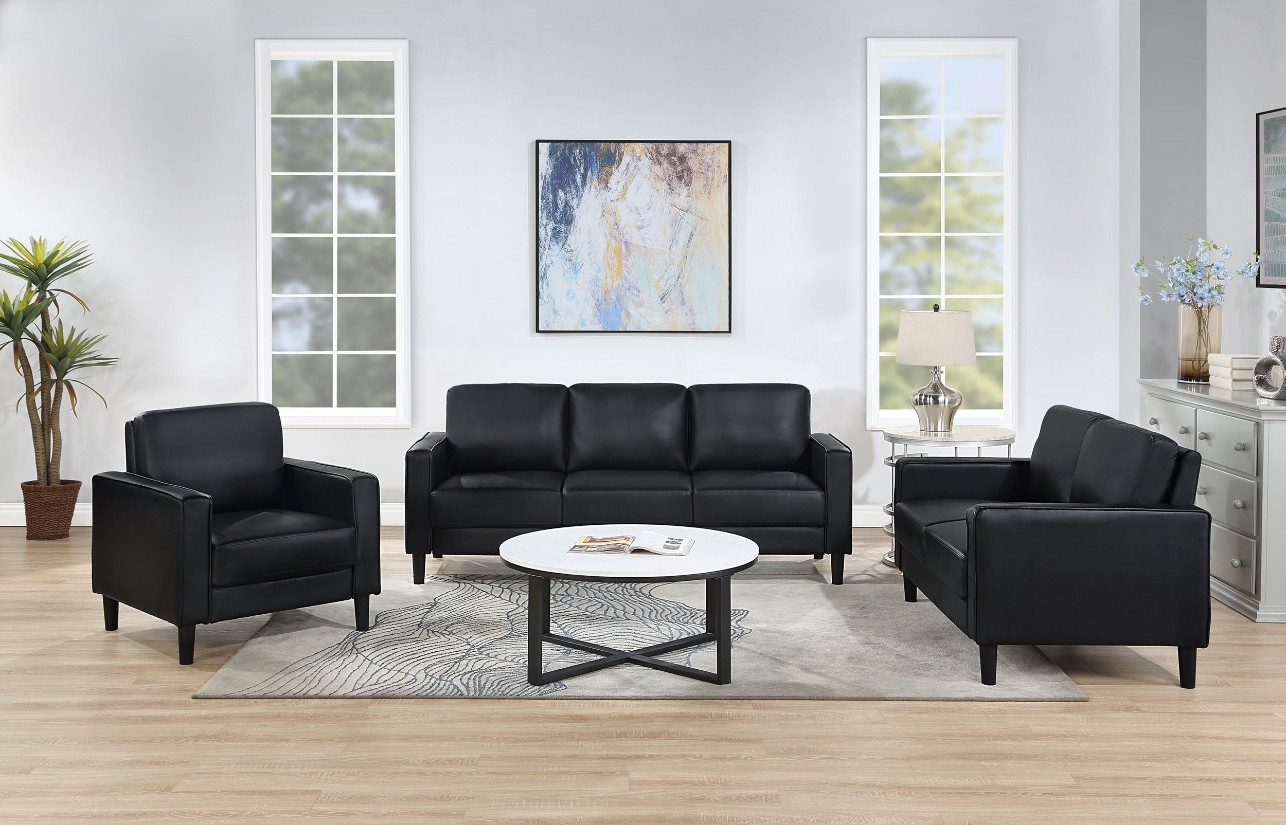 Ruth Accent Chair - Black