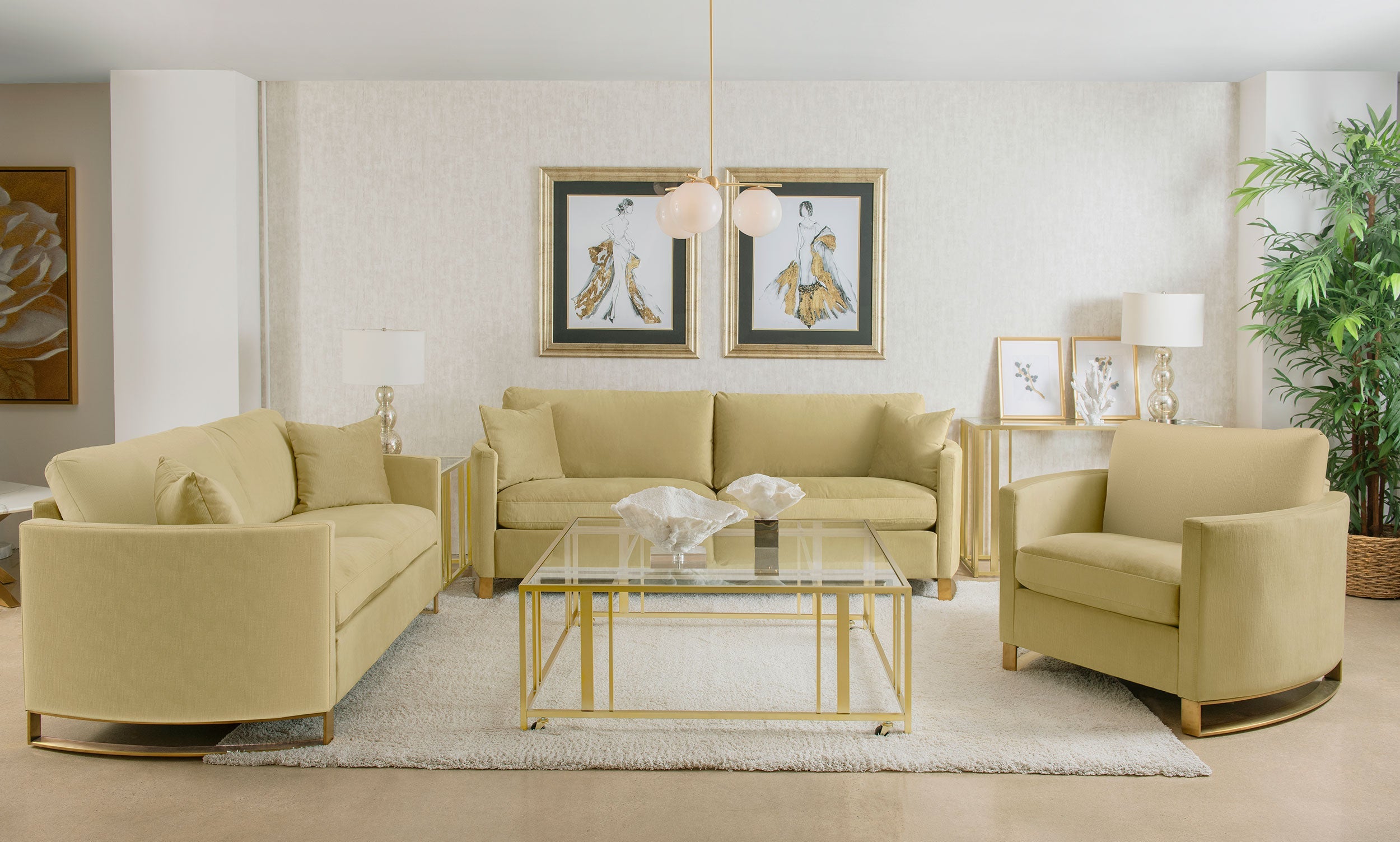 Corliss Loveseat - Camel