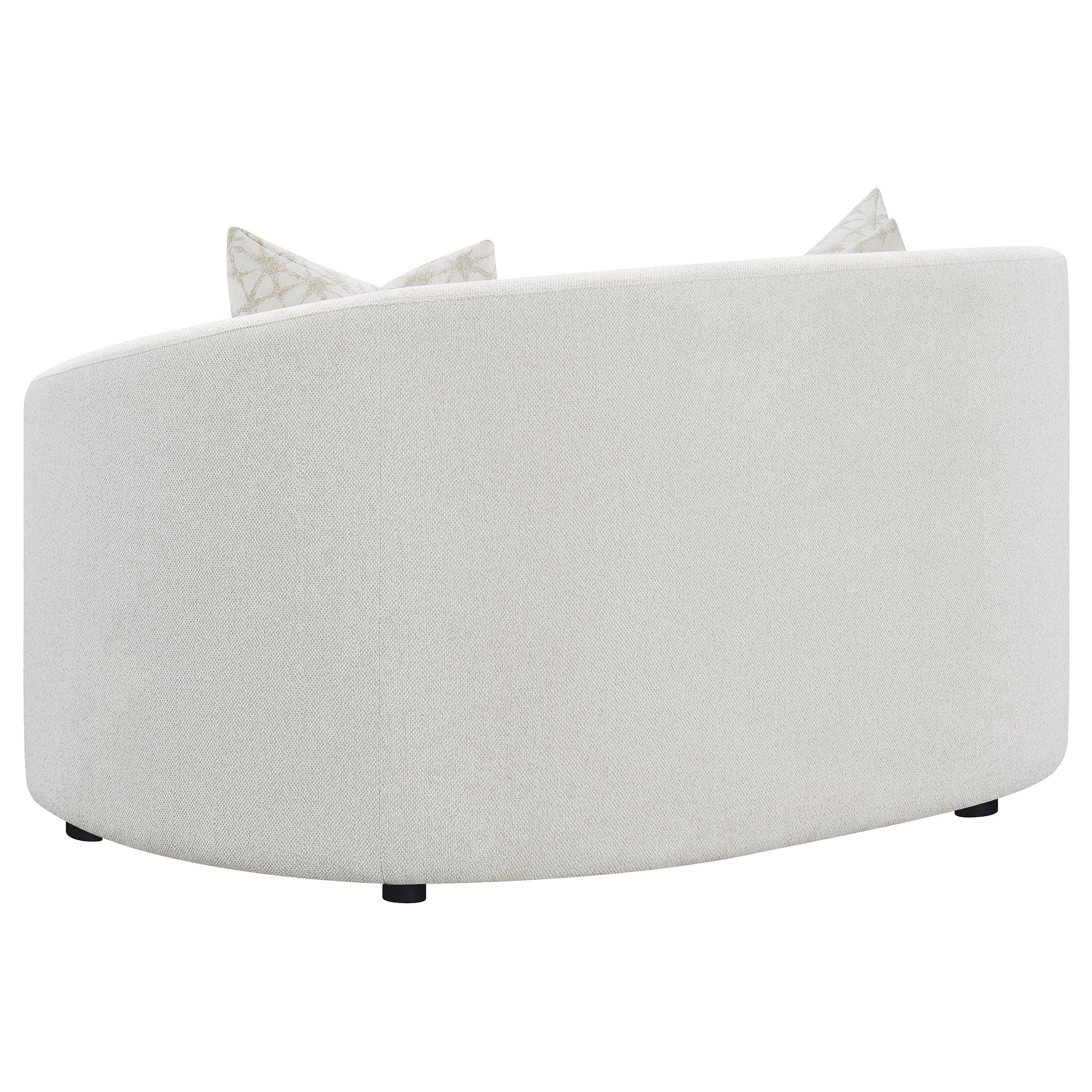 Rainn 3-piece Boucle Upholstered Sloped Arm Sofa Set In Latte