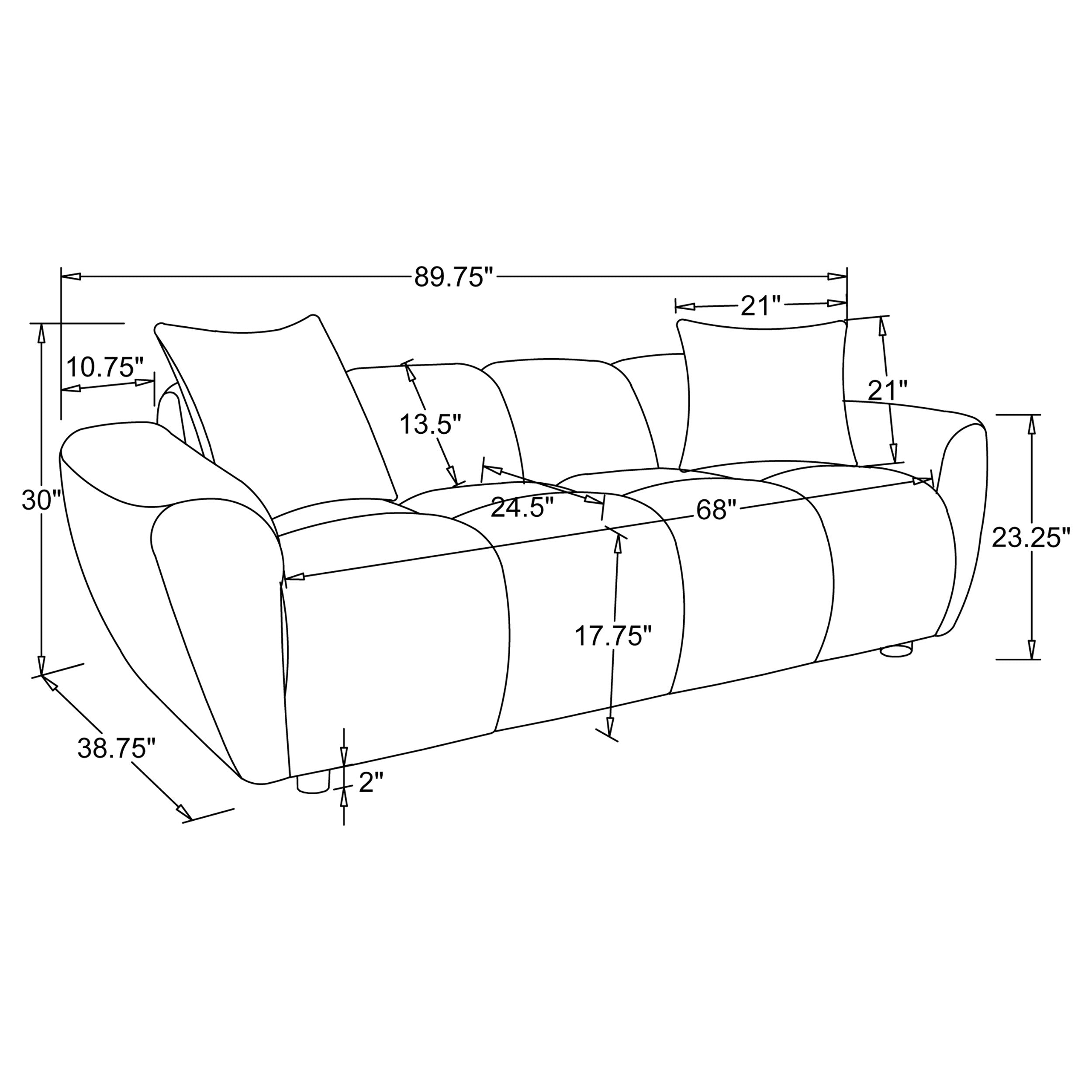 Destino Sofa Set - 3 Piece