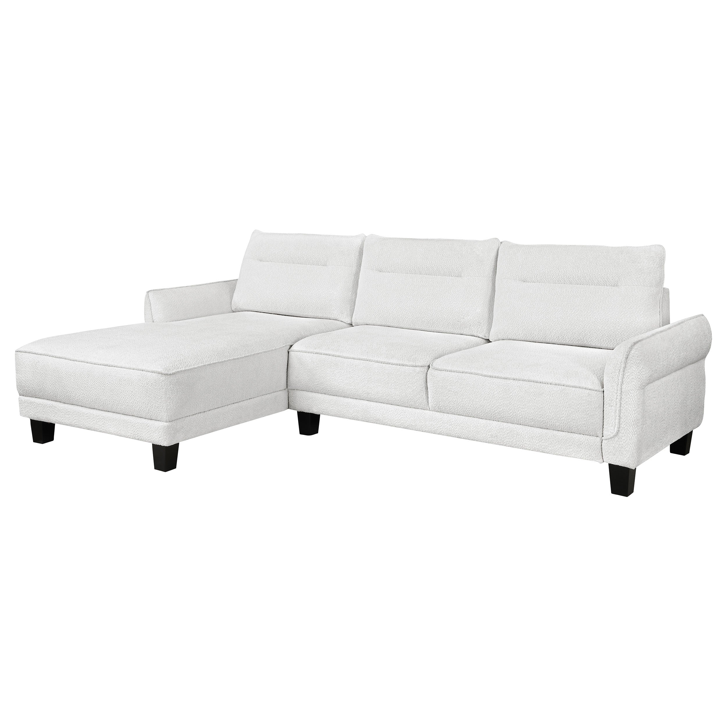Caspian Sectional Sofa White
