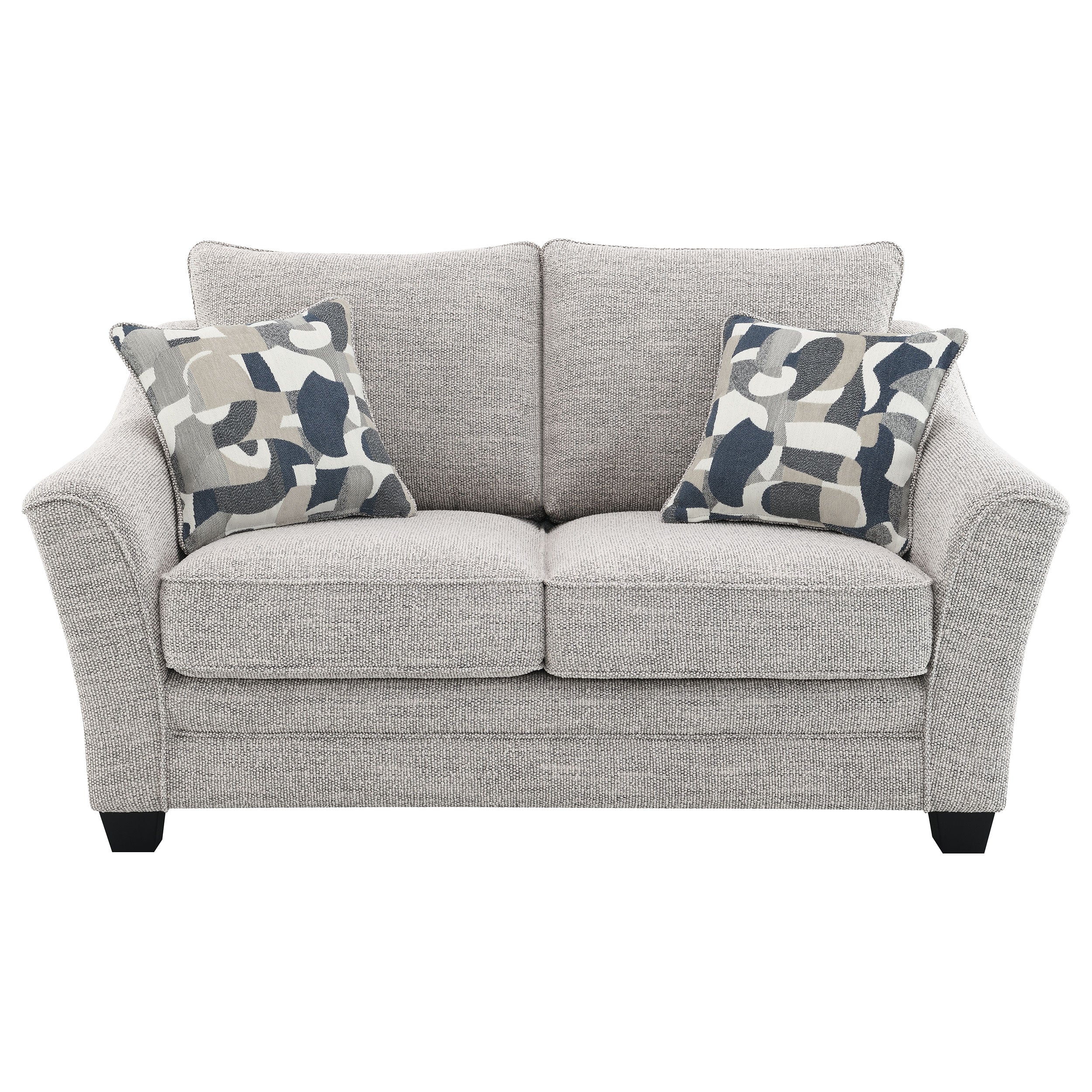 Tomkins 3-piece Boucle Upholstered Sofa Set Light In Grey