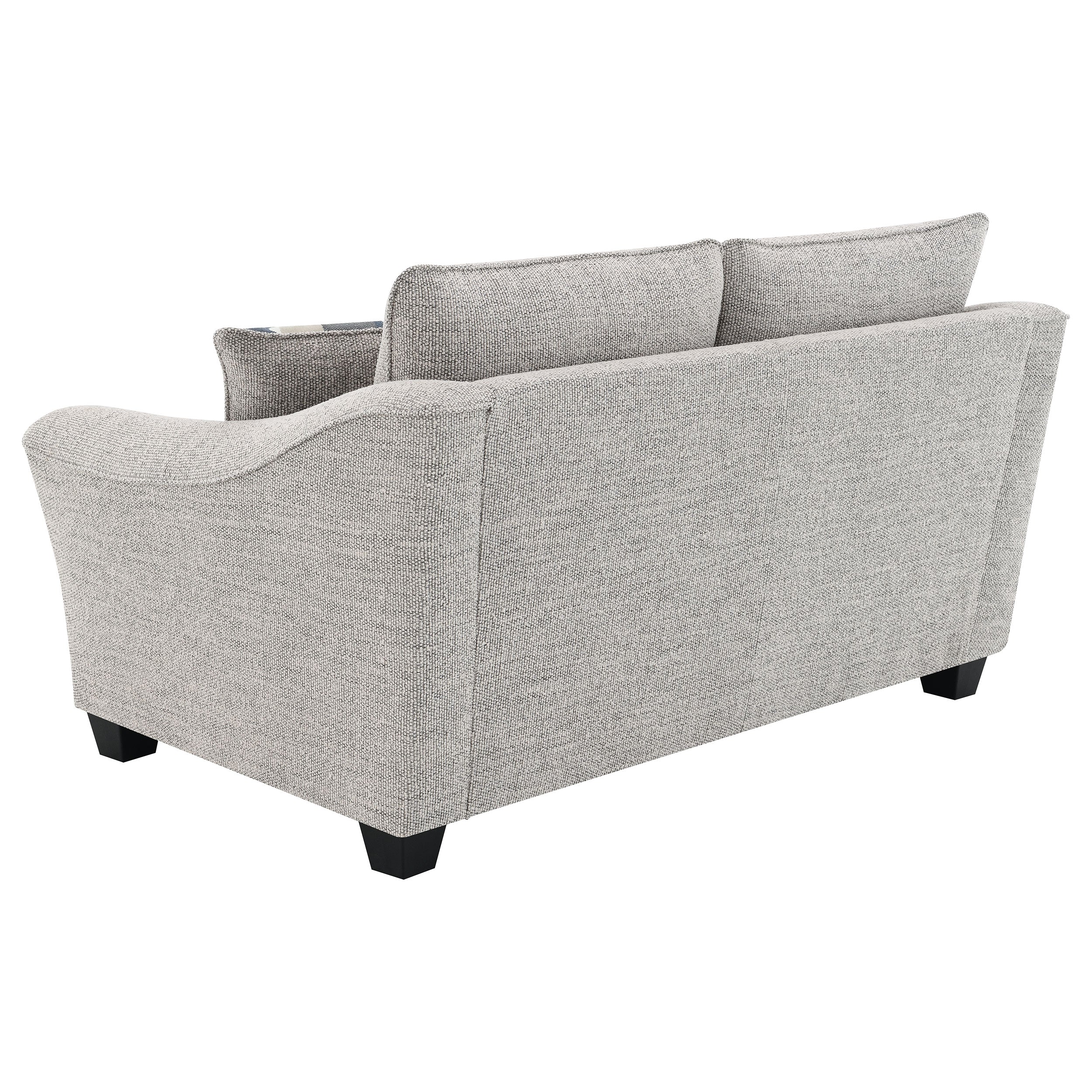 Tomkins 3-piece Boucle Upholstered Sofa Set Light In Grey