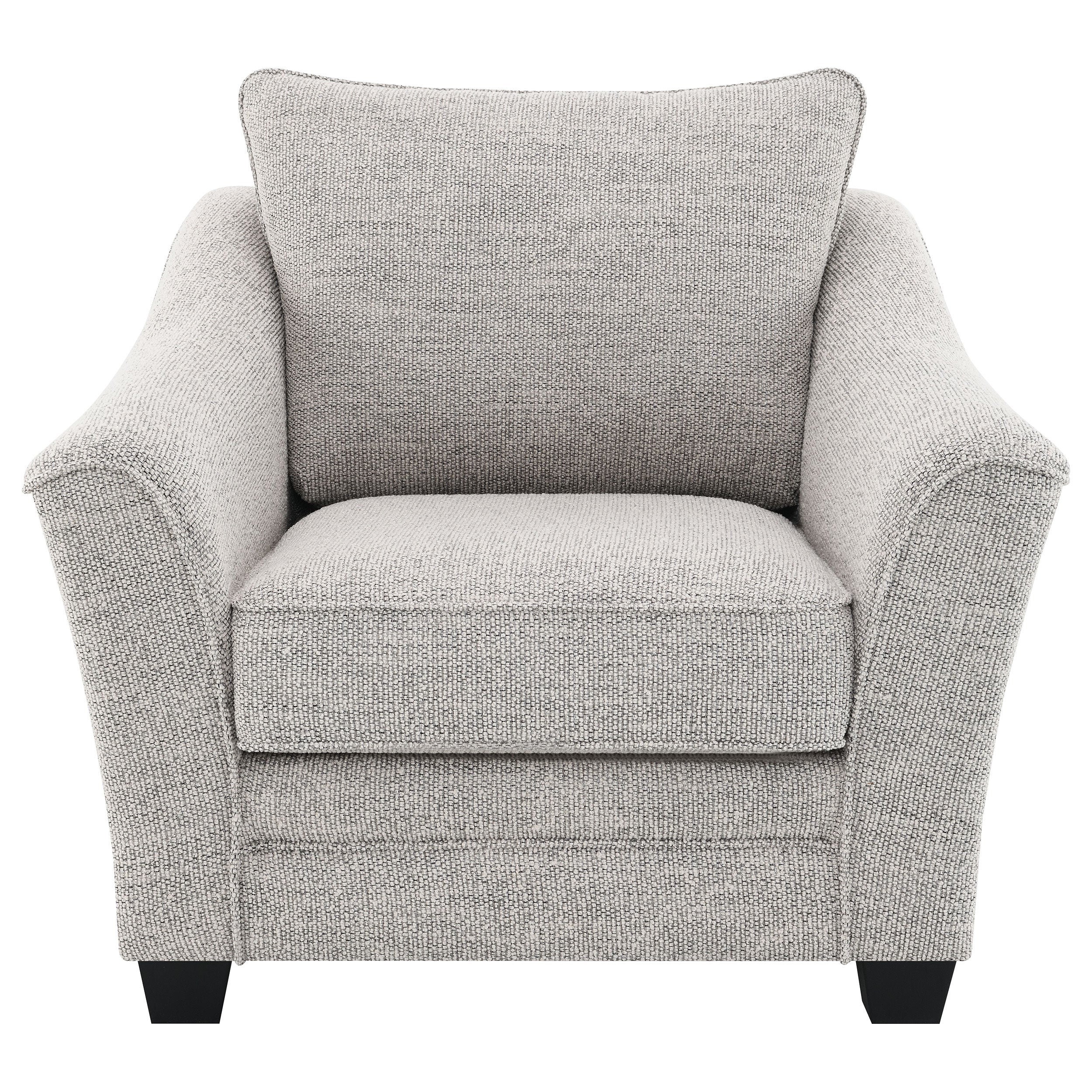 Tomkins 3-piece Boucle Upholstered Sofa Set Light In Grey